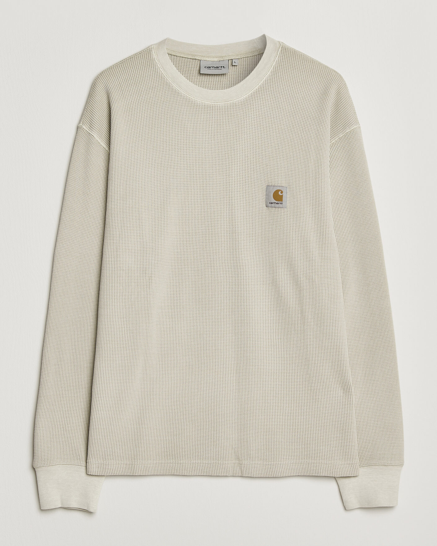 Homme | T-shirts | Carhartt WIP | Long Sleeve Waffle T-Shirt Fleur De Sel