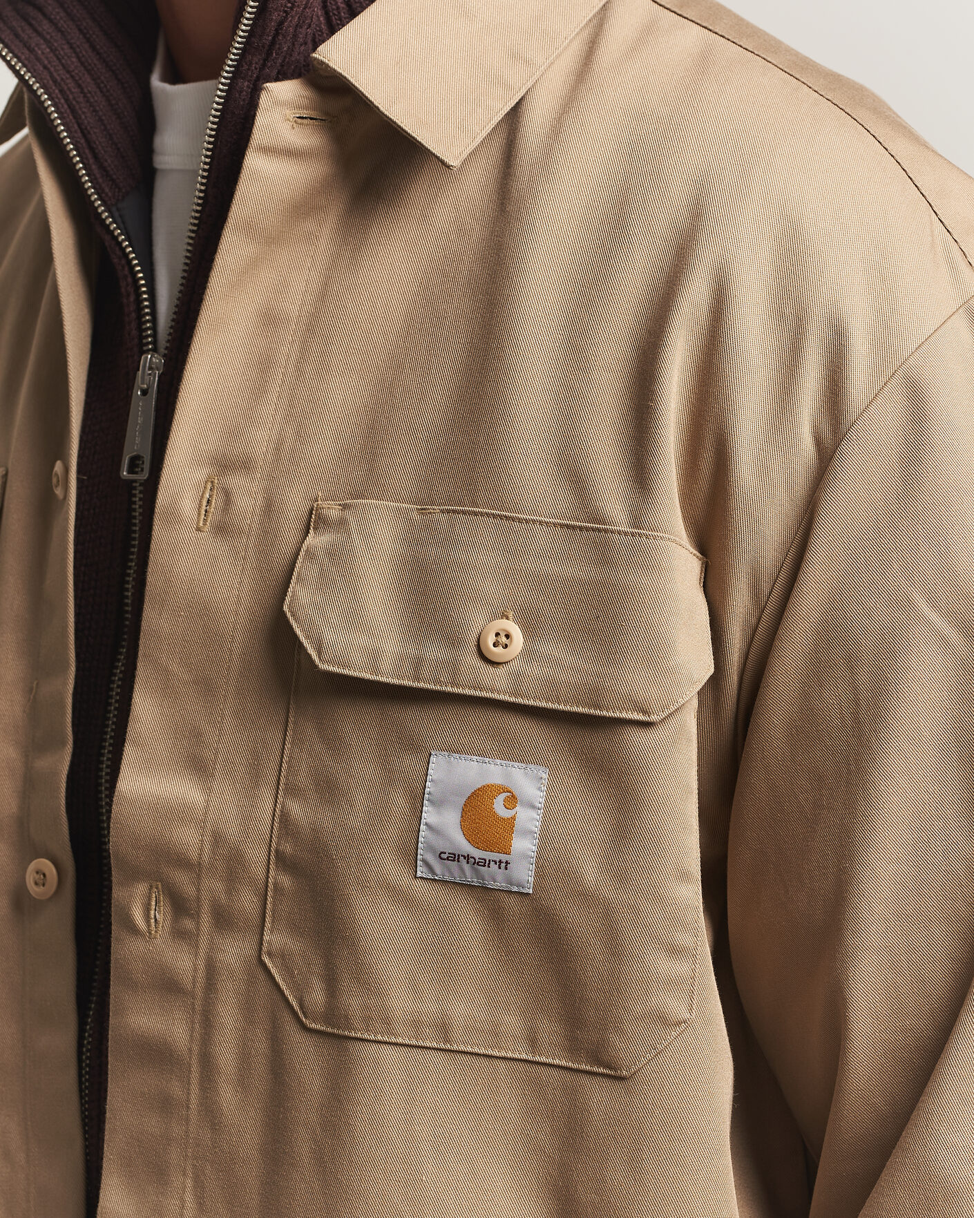 Heren | Overhemden | Carhartt WIP | Craft Twill Shirt Leather