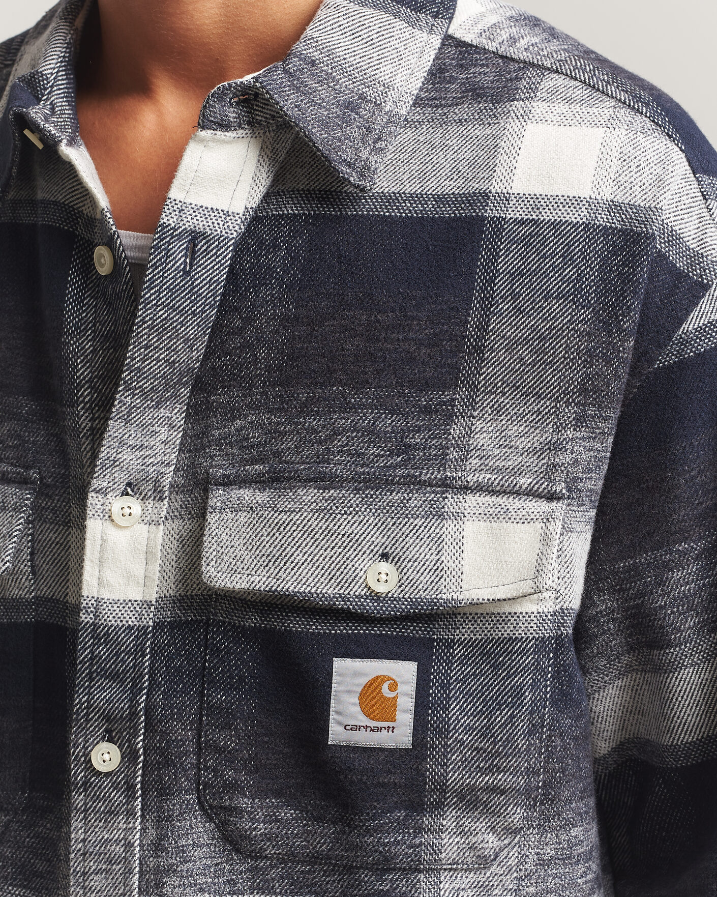 Homme | Chemises | Carhartt WIP | Esterson Checked Shirt Dark Navy