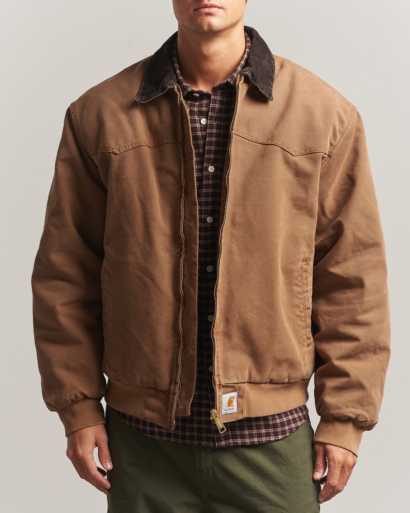 Homme | Manteaux Et Vestes | Carhartt WIP | OG Santa Fe Jacket Whip H Brown