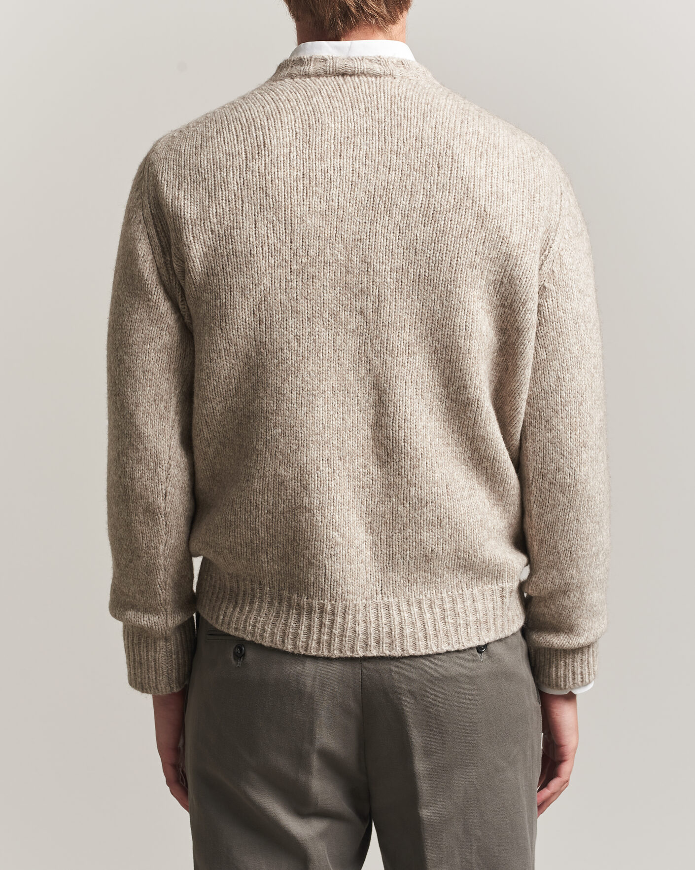 Homme | Pulls Et Tricots | Fedeli | Yak Blend Sweater Beige Melange