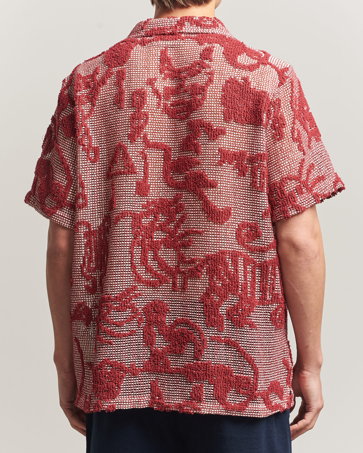 Heren | Overhemden | OAS | Arcano Cuba Short Sleeve Shirt Red
