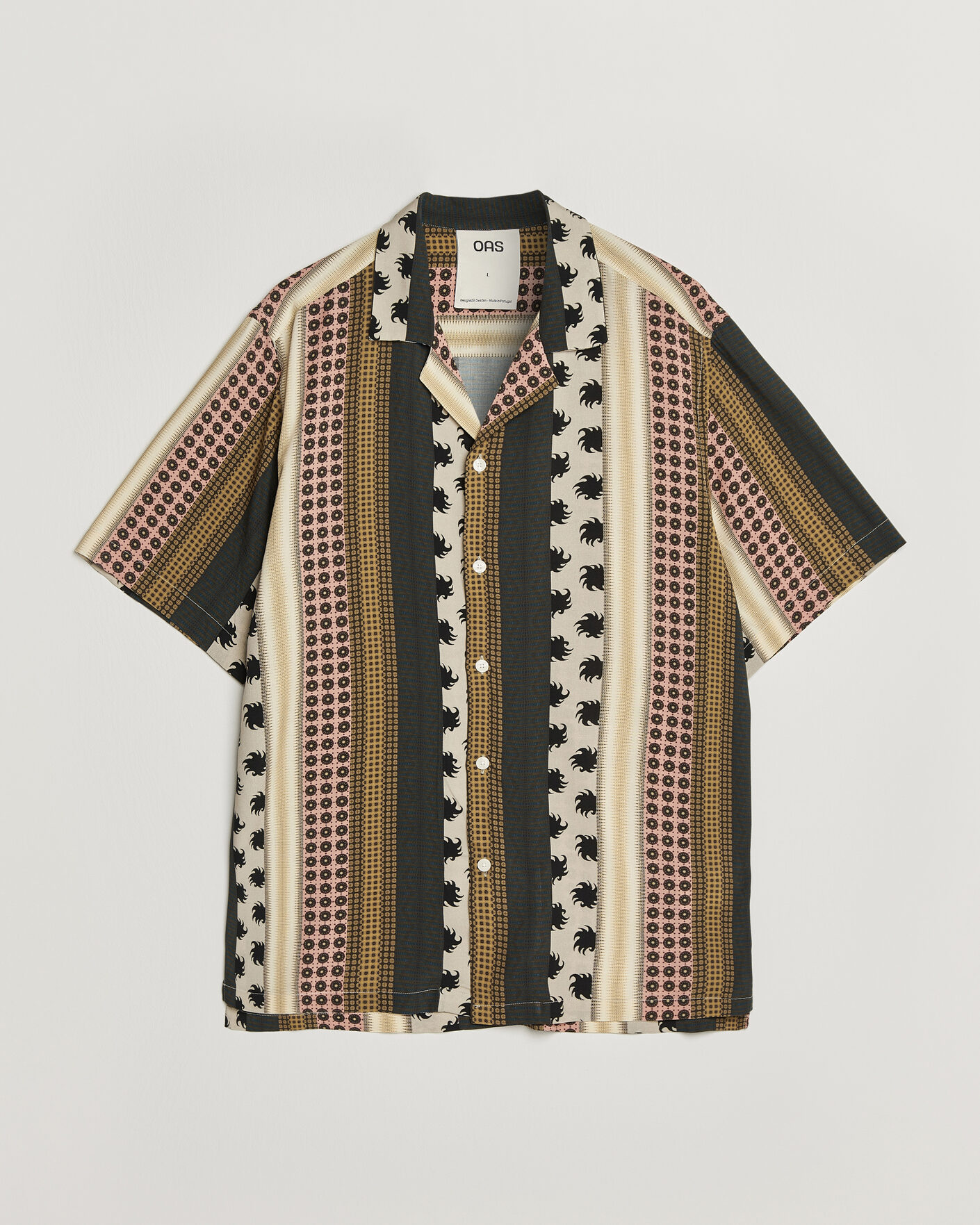 Homme | Chemises | OAS | Mixset Rocco Printed Cuba Short Sleeve Shirt Multi