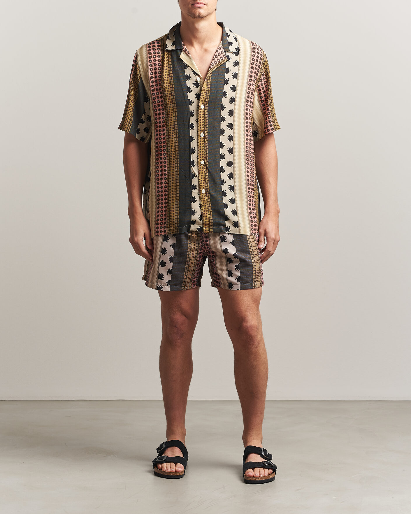 Homme | Chemises | OAS | Mixset Rocco Printed Cuba Short Sleeve Shirt Multi