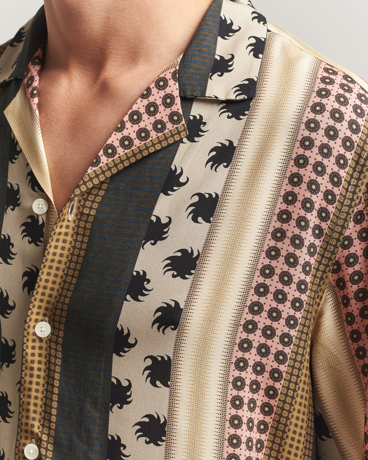 Homme | Chemises | OAS | Mixset Rocco Printed Cuba Short Sleeve Shirt Multi