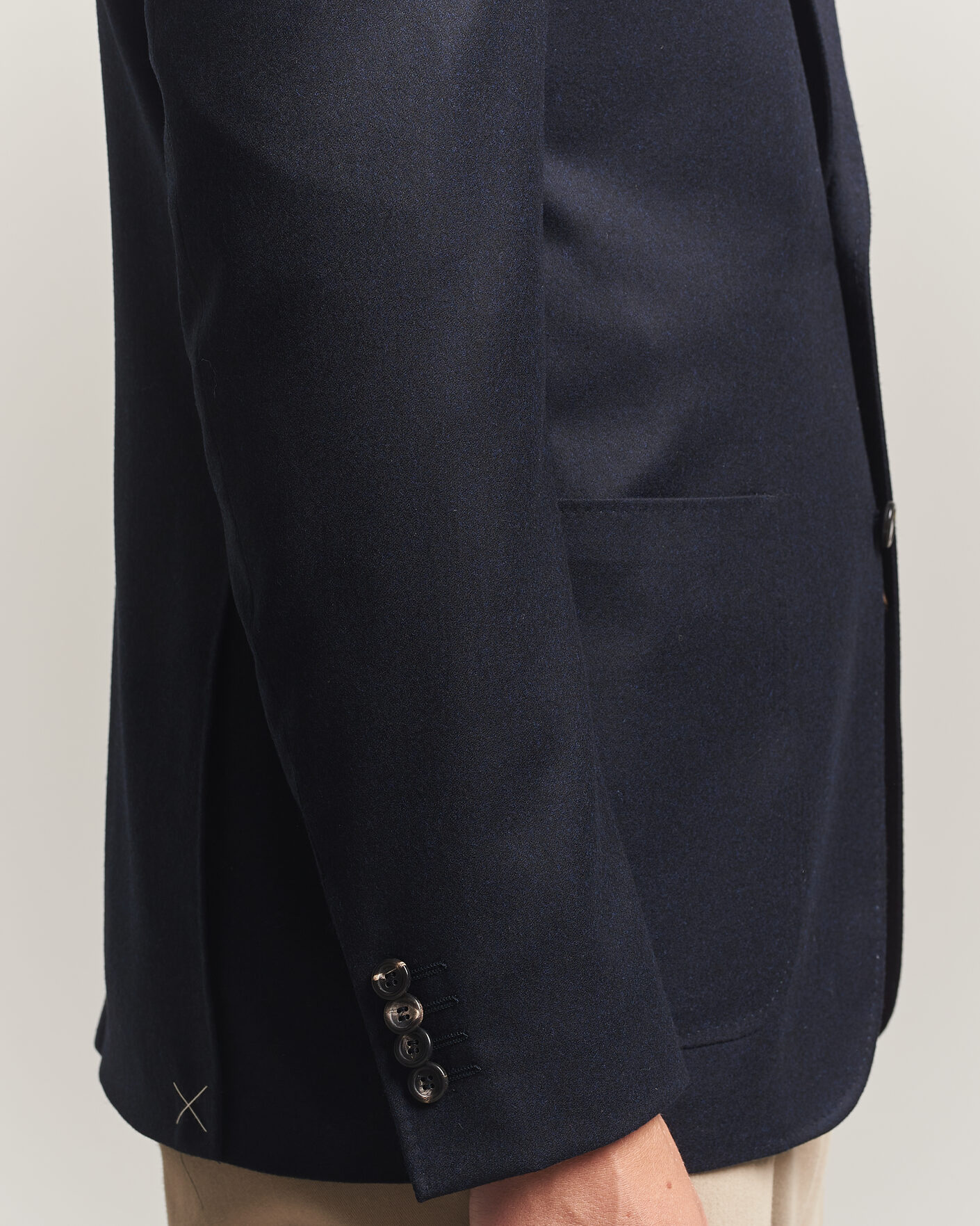 Heren | Blazers | Canali | Kei Impeccabile Flannel Blazer Navy
