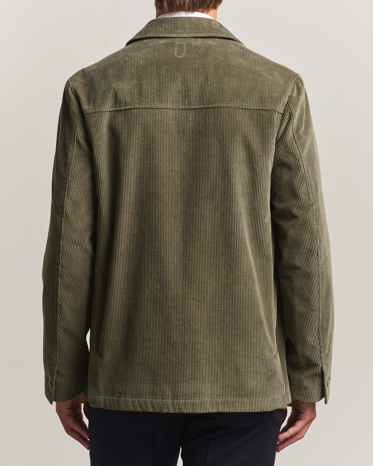Homme | Manteaux Et Vestes | Canali | Corduroy Chore Jacket Olive