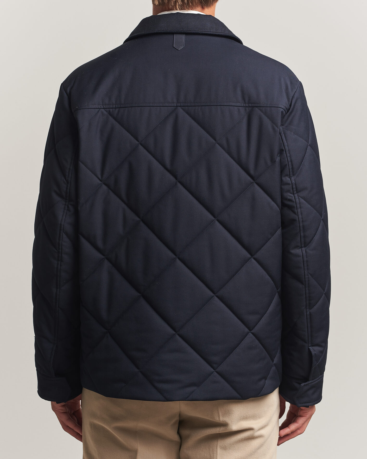 Heren | Jassen | Canali | Quilted Country Coat Navy