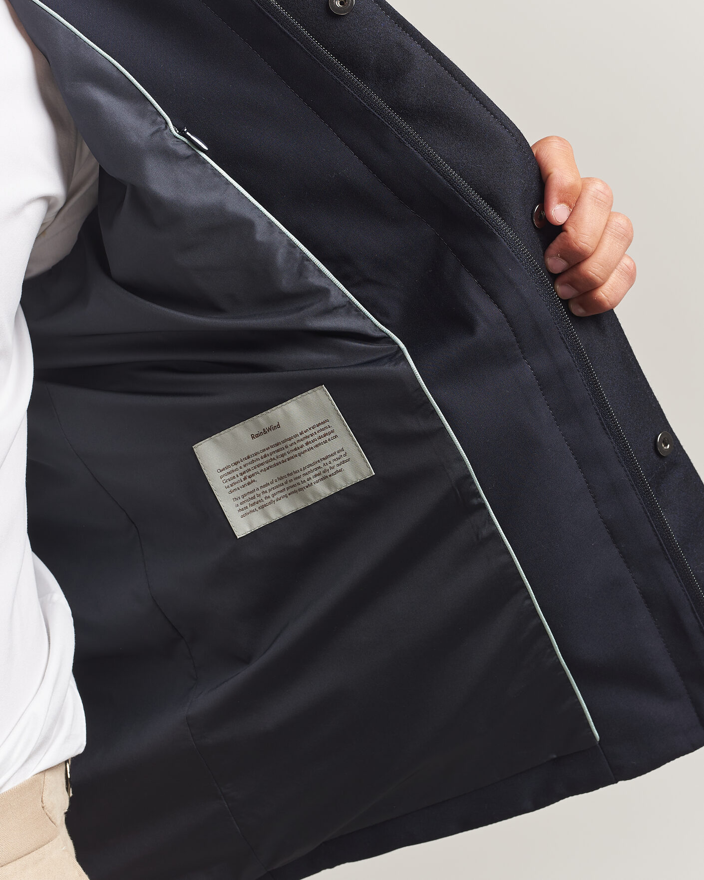 Heren | Jassen | Canali | Quilted Country Coat Navy
