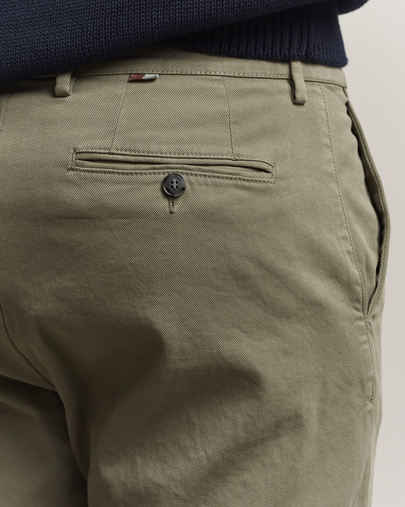Homme | Pantalons | Canali | Cotton Twill Chinos Olive