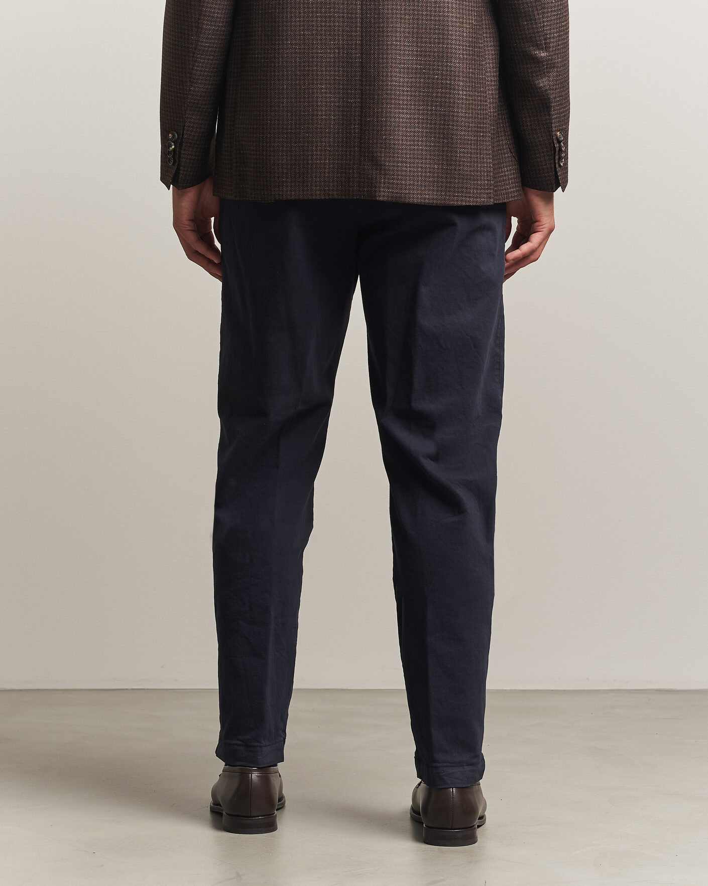 Homme | Pantalons | Canali | Cotton/Cashmere Chinos Navy