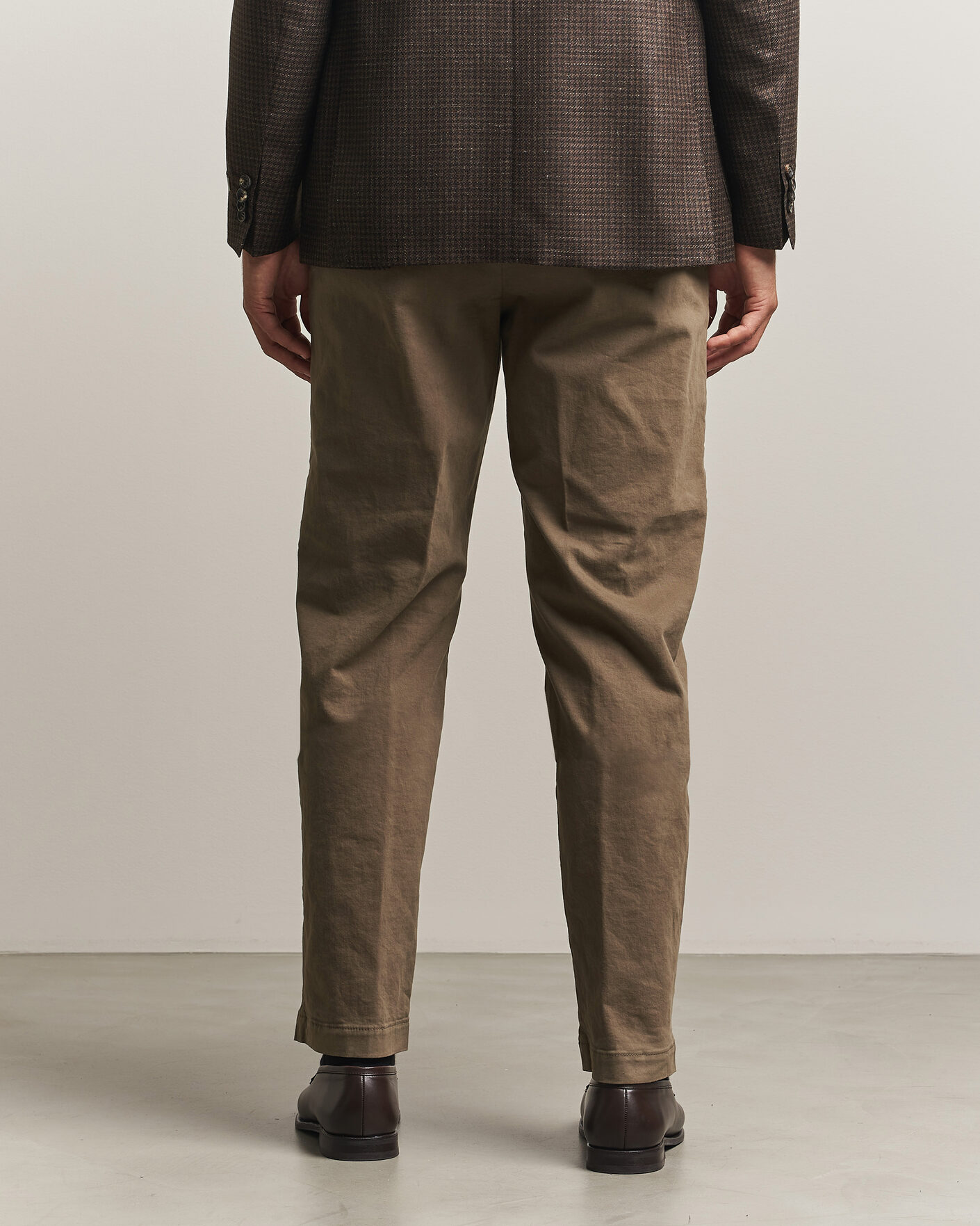 Homme | Pantalons | Canali | Cotton/Cashmere Chinos Taupe