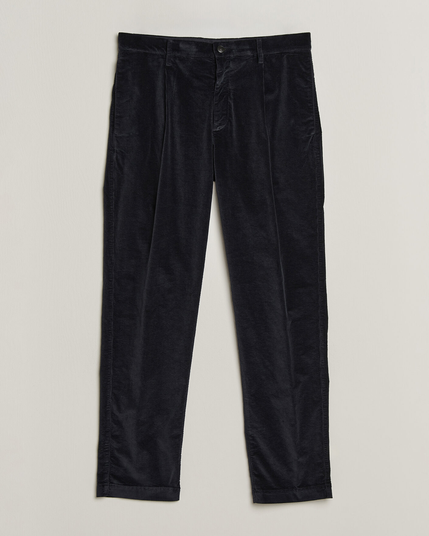Heren | Broeken | Canali | Comfort Corduroy Pants Navy