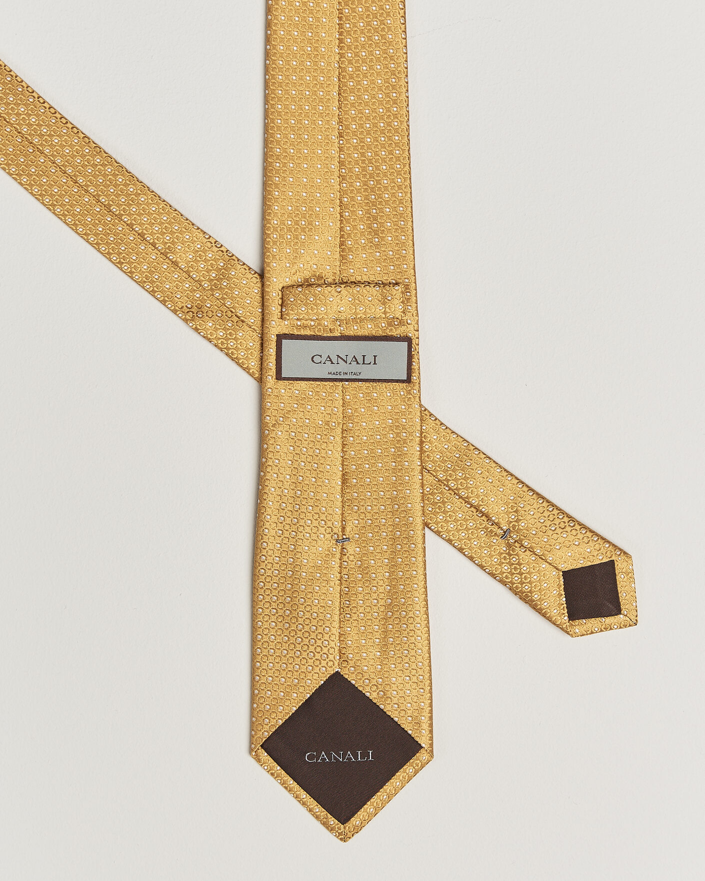 Heren | Stropdassen | Canali | Jacquard Silk Tie Yellow