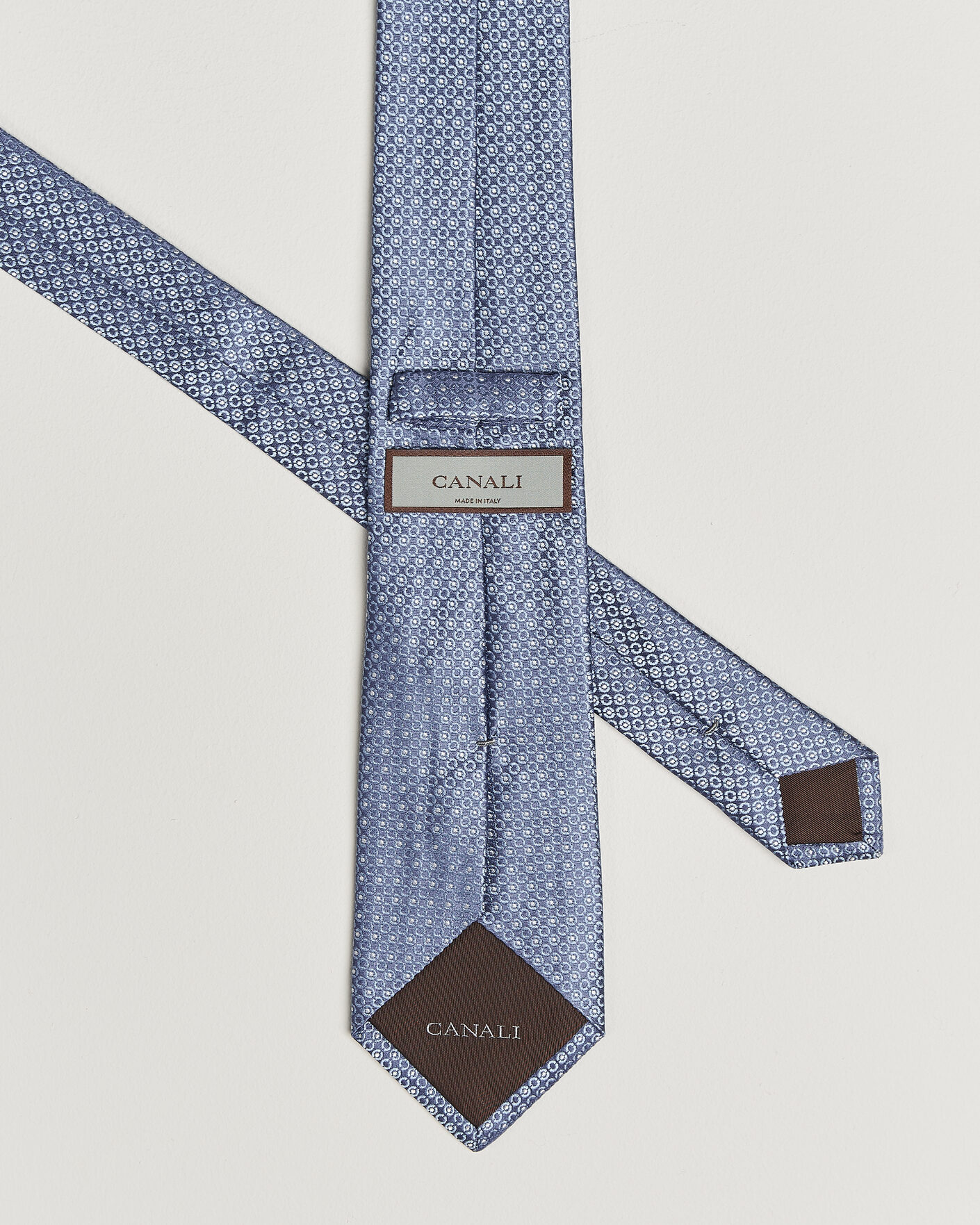 Homme | Cravates | Canali | Jacquard Silk Tie Sky Blue