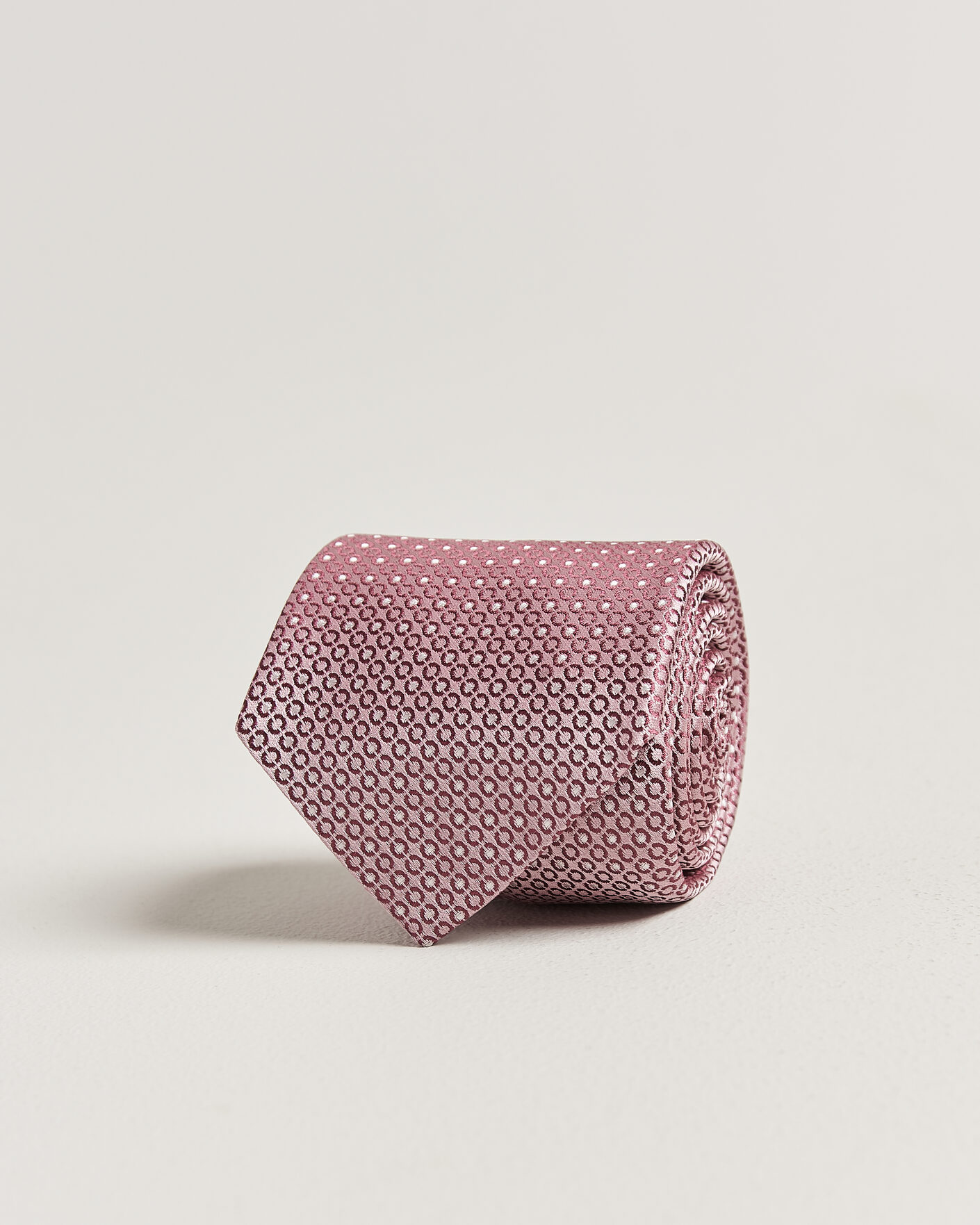 Homme | Cravates | Canali | Jacquard Silk Tie Rosa