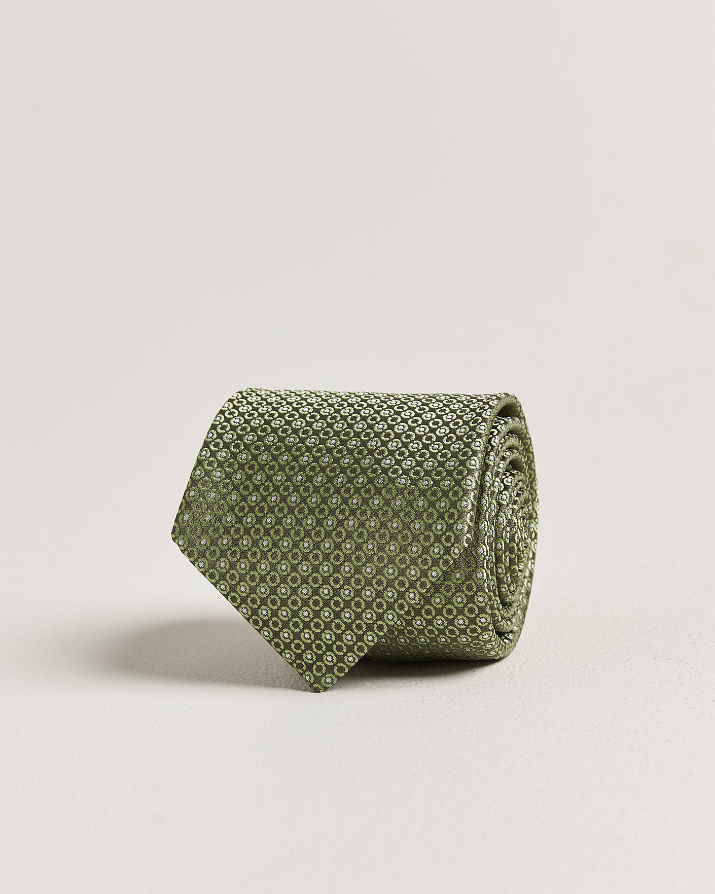 Homme | Cravates | Canali | Jacquard Silk Tie Grass Green