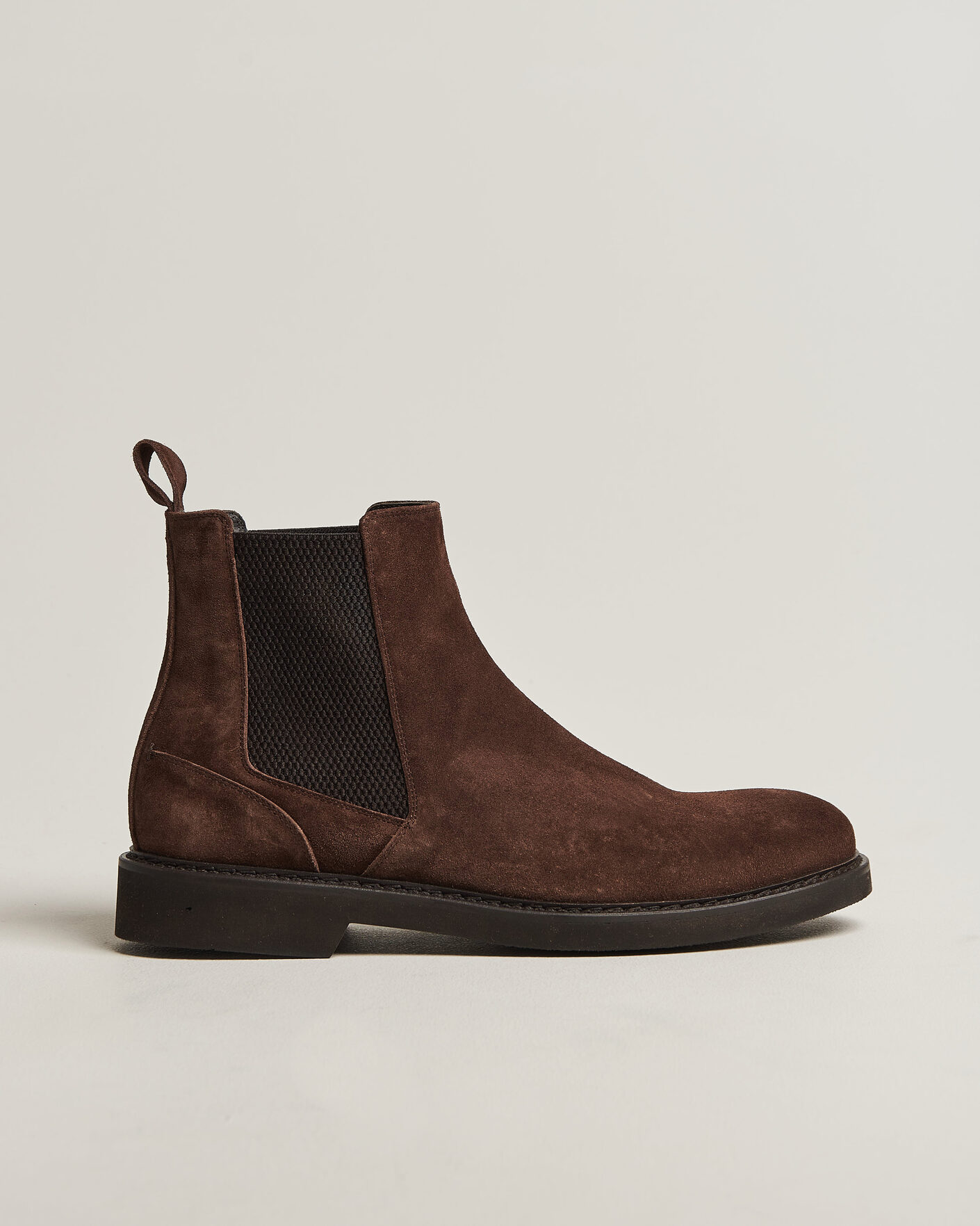 Heren | Laarzen | Canali | Chelsea Boots Dark Brown Suede