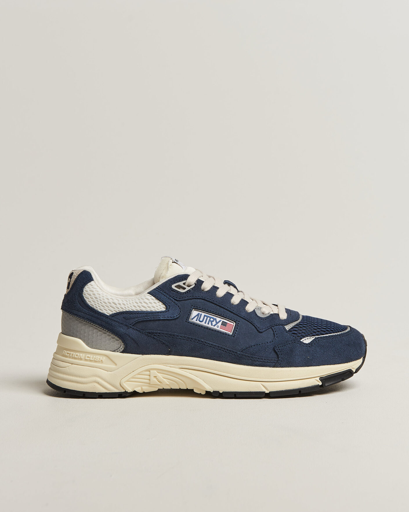Homme | Baskets | Autry | Hyperway Low Suede Running Sneaker Navy