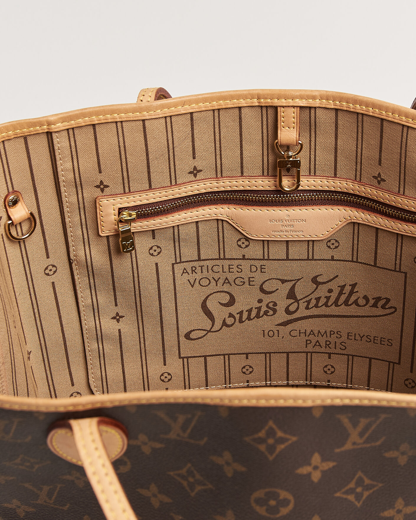 Homme | Pre-Owned & Vintage Bags | Louis Vuitton Pre-Owned | Neverfull MM Monogram