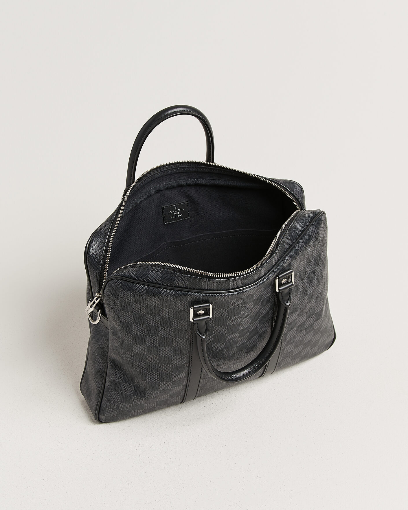 Heren | Pre-Owned & Vintage Bags | Louis Vuitton Pre-Owned | Porte Documents Damier Graphite