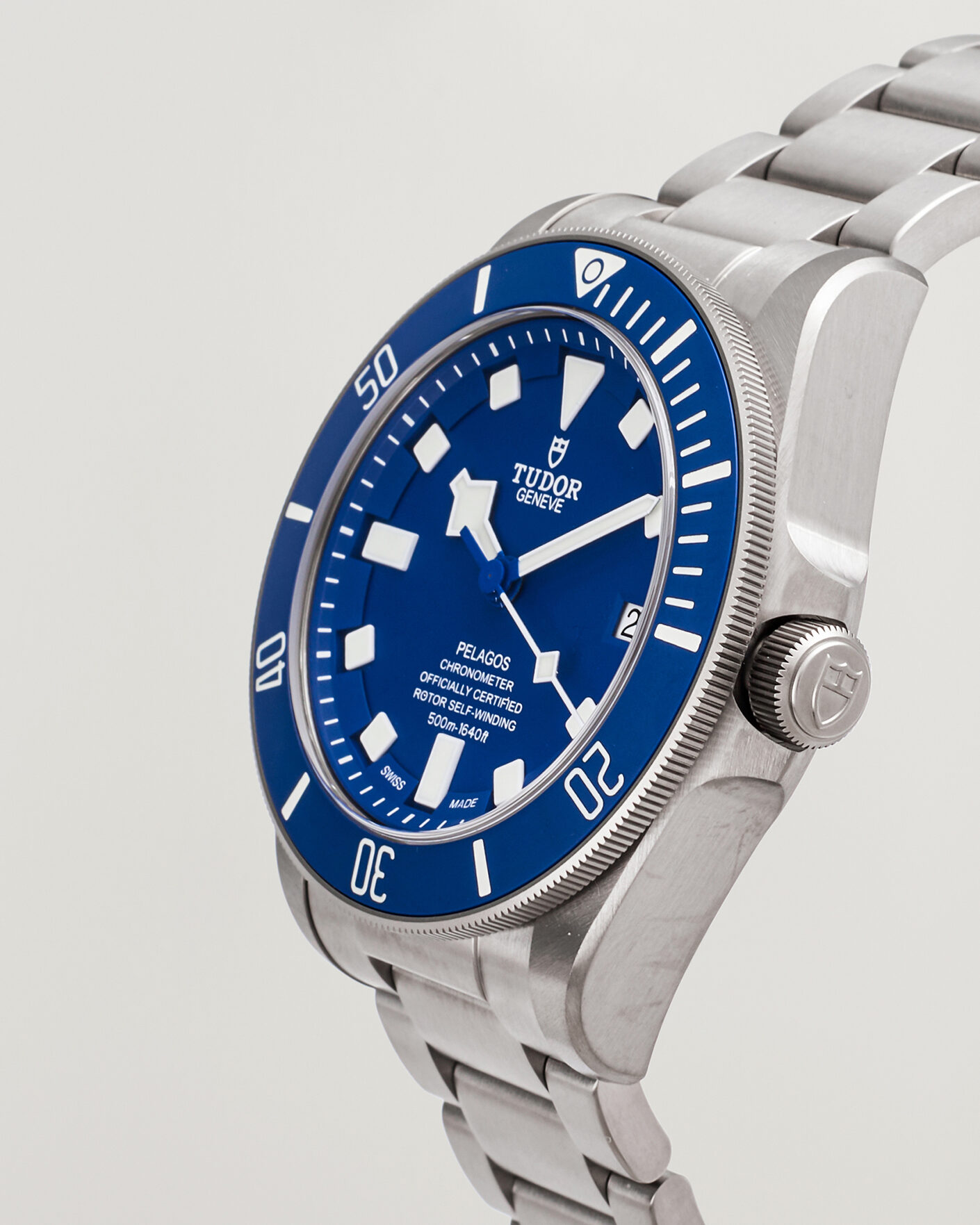 Heren | Pre-Owned & Vintage Watches | Tudor Pre-Owned | Pelagos Blue Titan