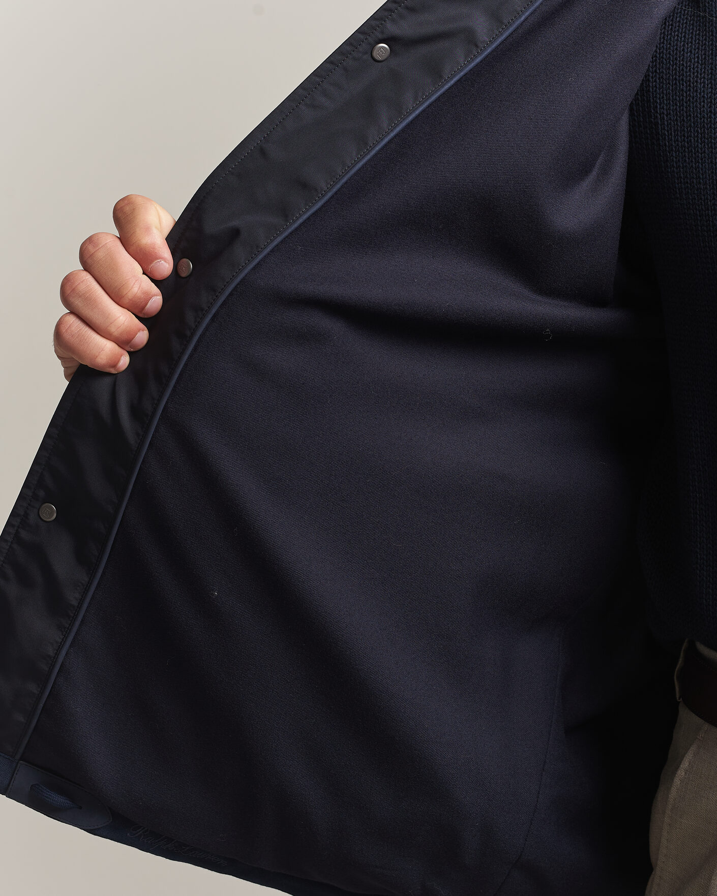 Homme | Manteaux Et Vestes | Ralph Lauren Purple Label | Nylon Bomber Jacket Racing Navy