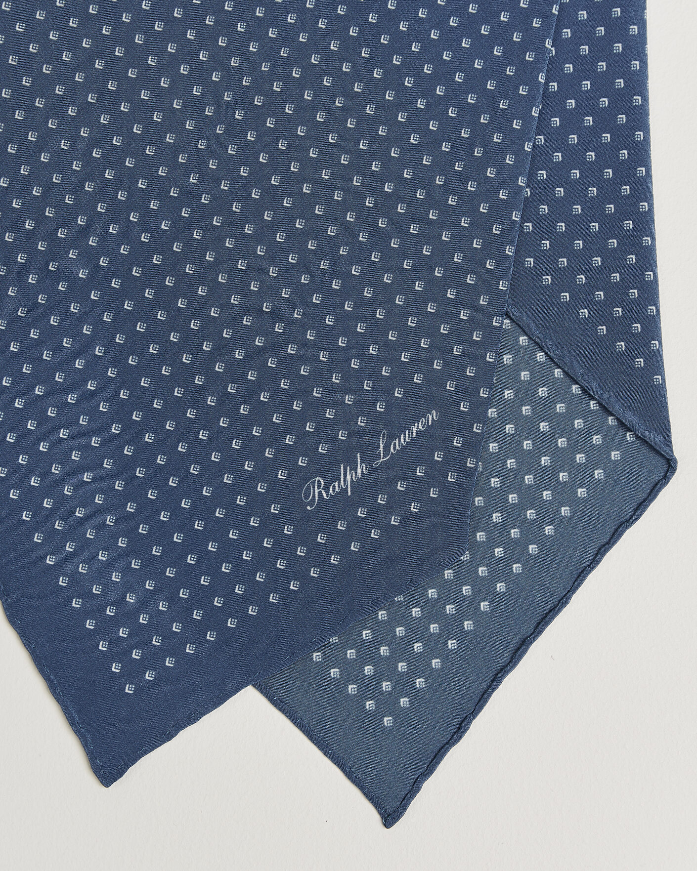 Heren | Sjaals | Ralph Lauren Purple Label | Silk Neckerchief Blue Horizon