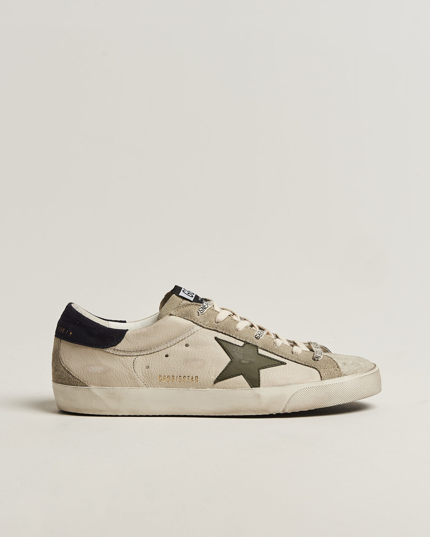 Homme | Baskets | Golden Goose | Super-Star Sneakers Cream/Grey