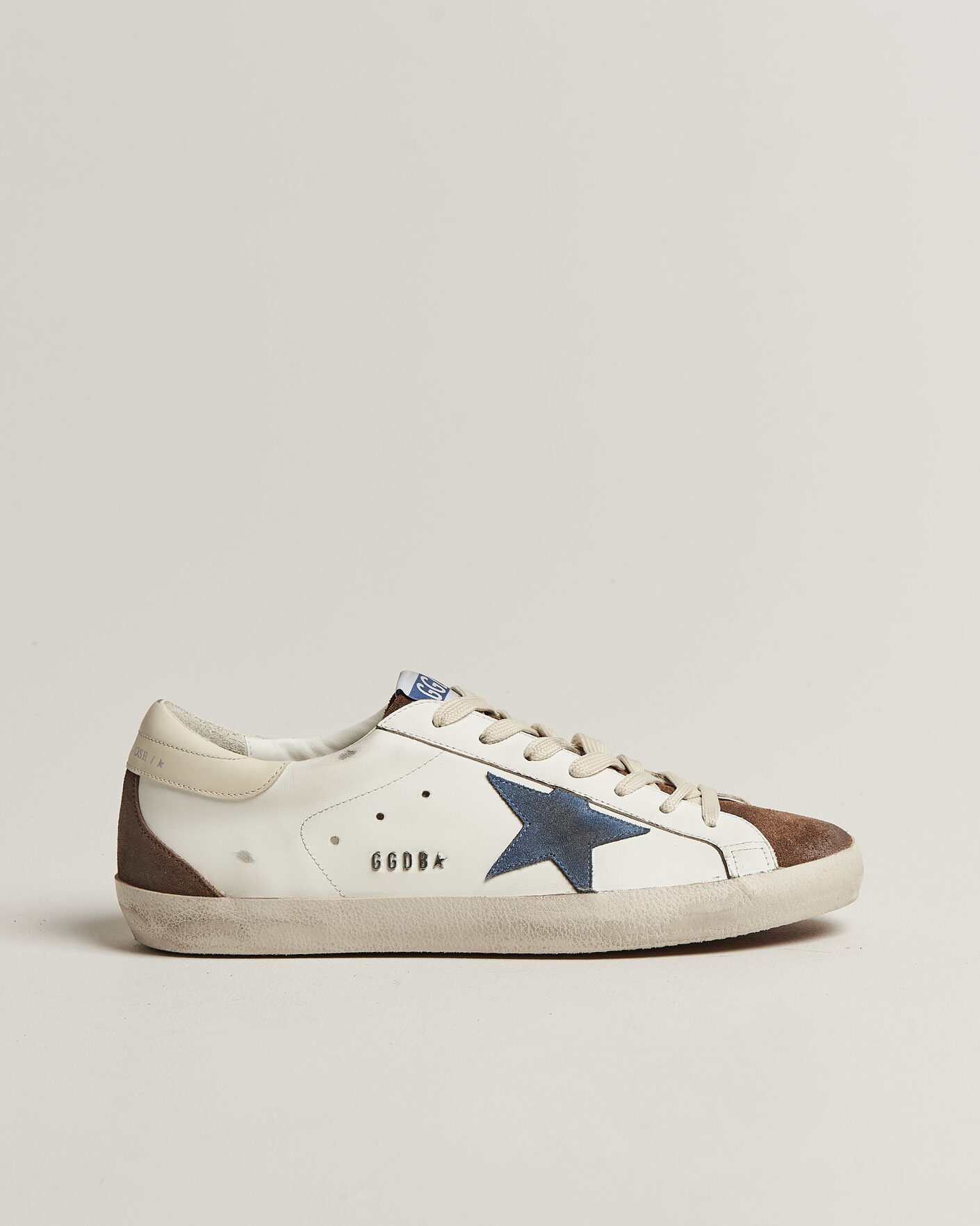 Homme | Baskets | Golden Goose | Super-Star Sneakers White/Denim