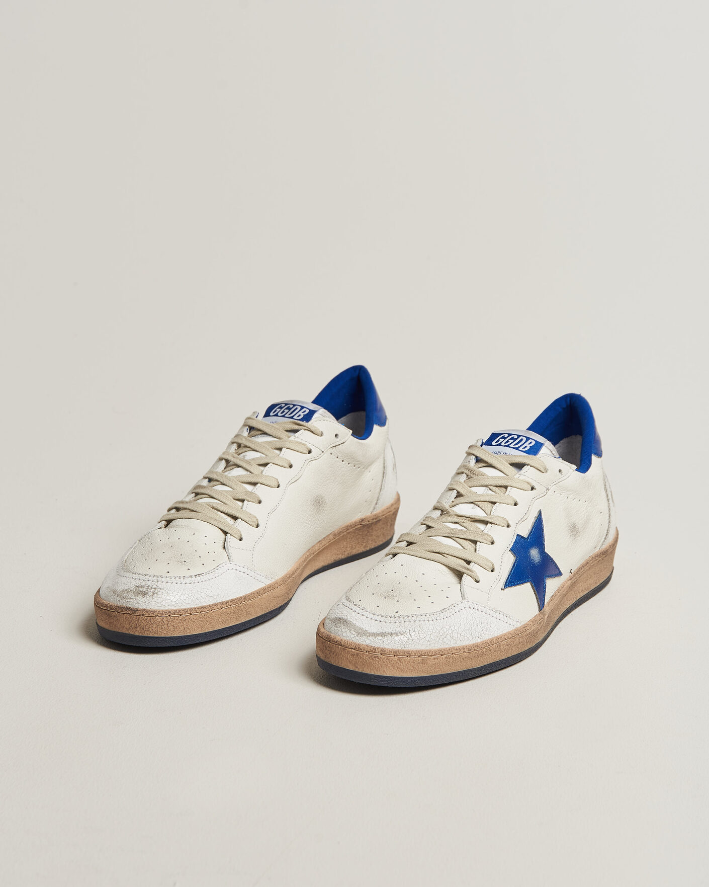 Heren | Sneakers | Golden Goose | Ball Star Sneakers White/Blue