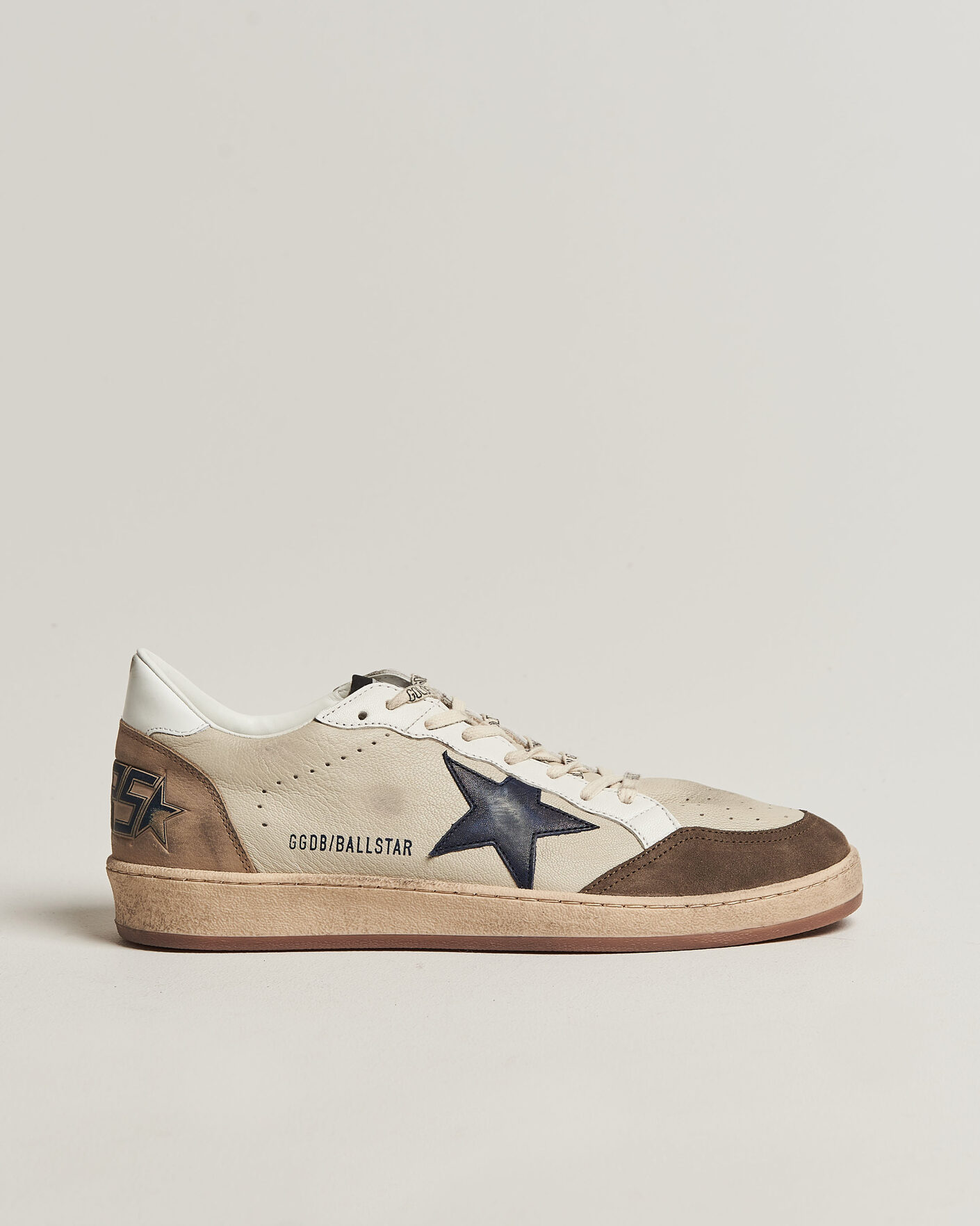 Heren | Sneakers | Golden Goose | Ball Star Sneakers Cream/Grey