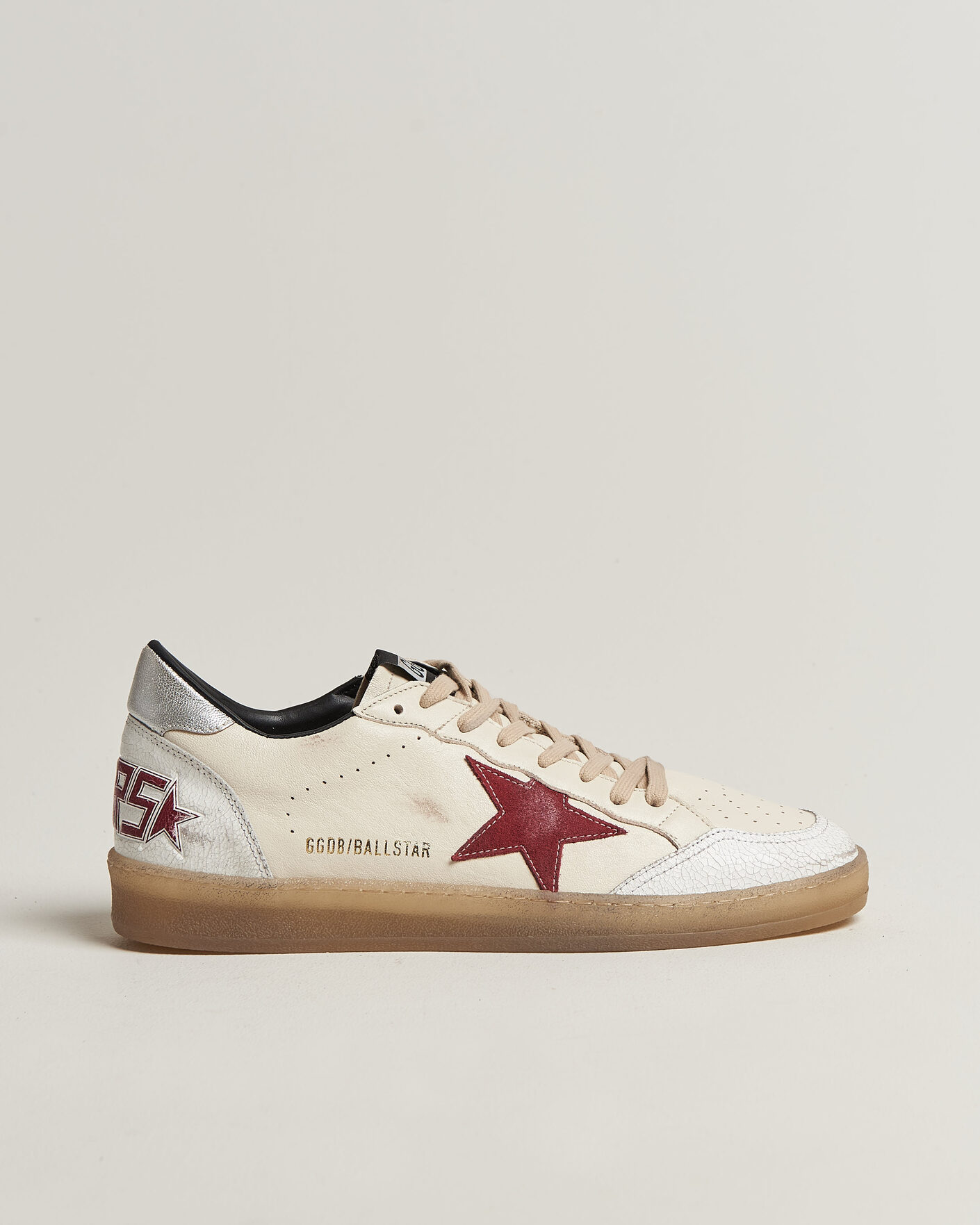 Heren | Sneakers | Golden Goose | Ball Star Sneakers White/Red