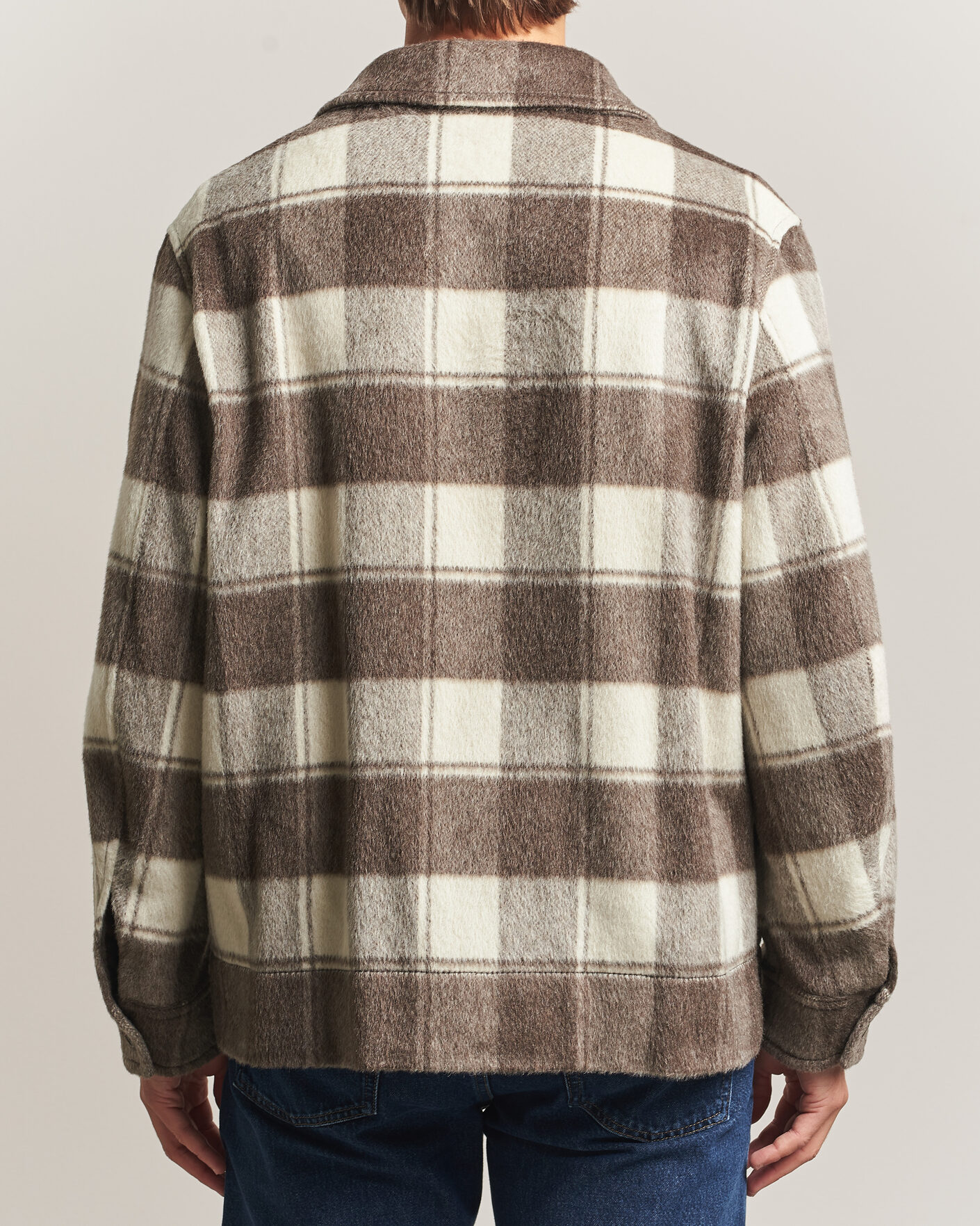 Homme | Manteaux Et Vestes | Golden Goose | Wool/Mohair Work Jacket Brown/White