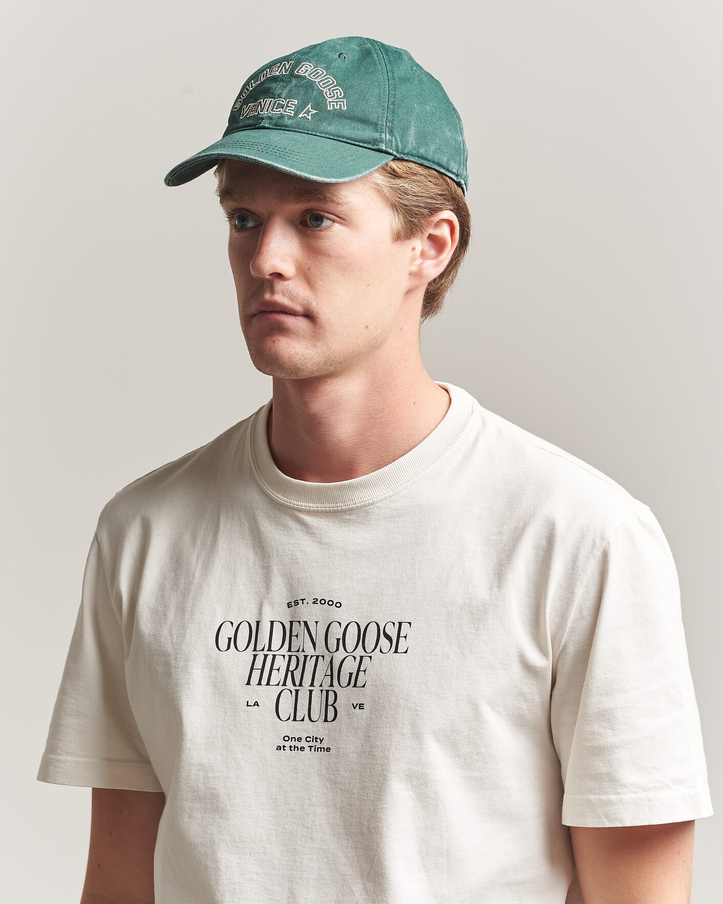 Homme | Bobs Et Casquettes | Golden Goose | Journey Baseball Cap Pineneedle