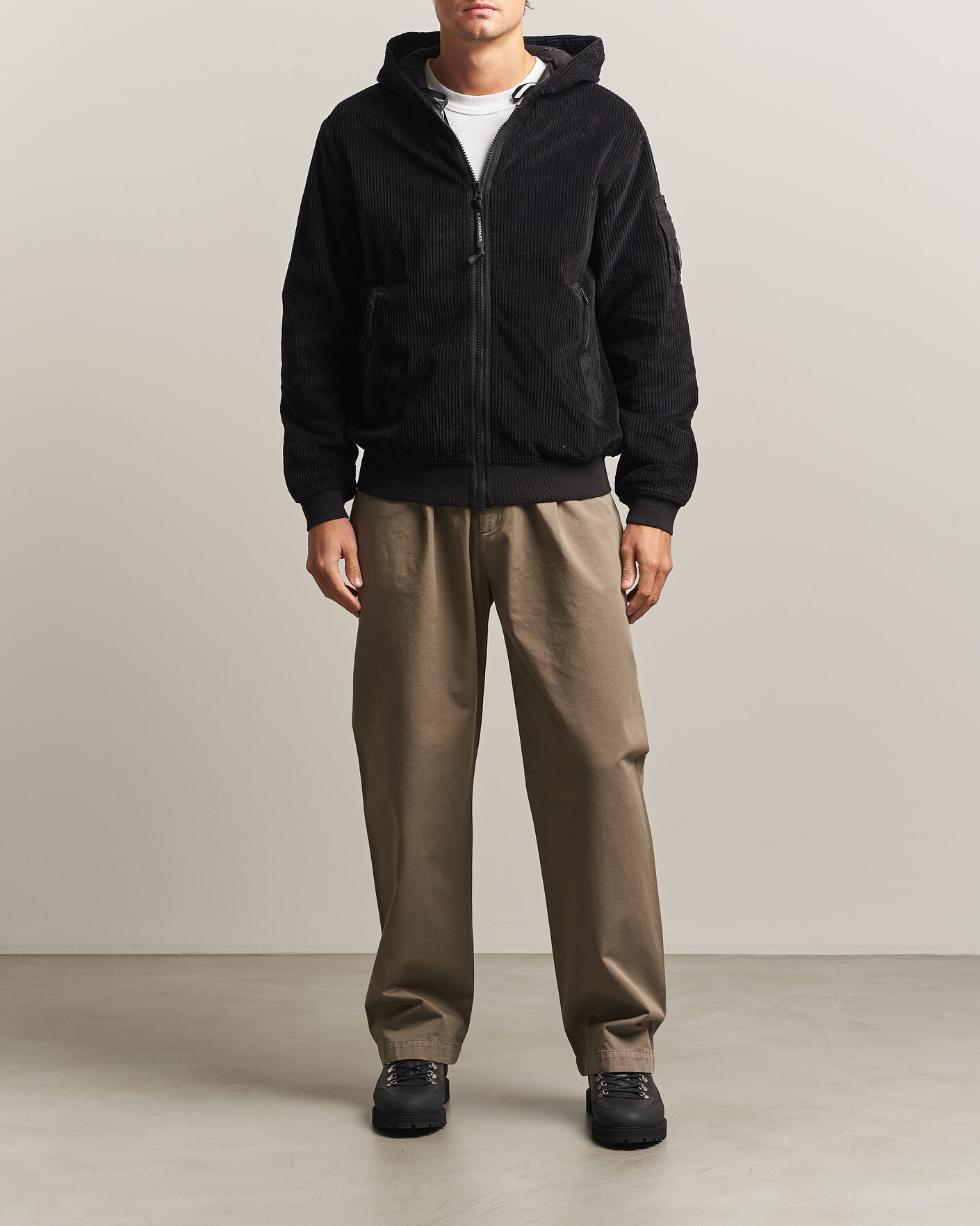 Heren | Broeken | C.P. Company | Cotton Gabardine Pants Grey