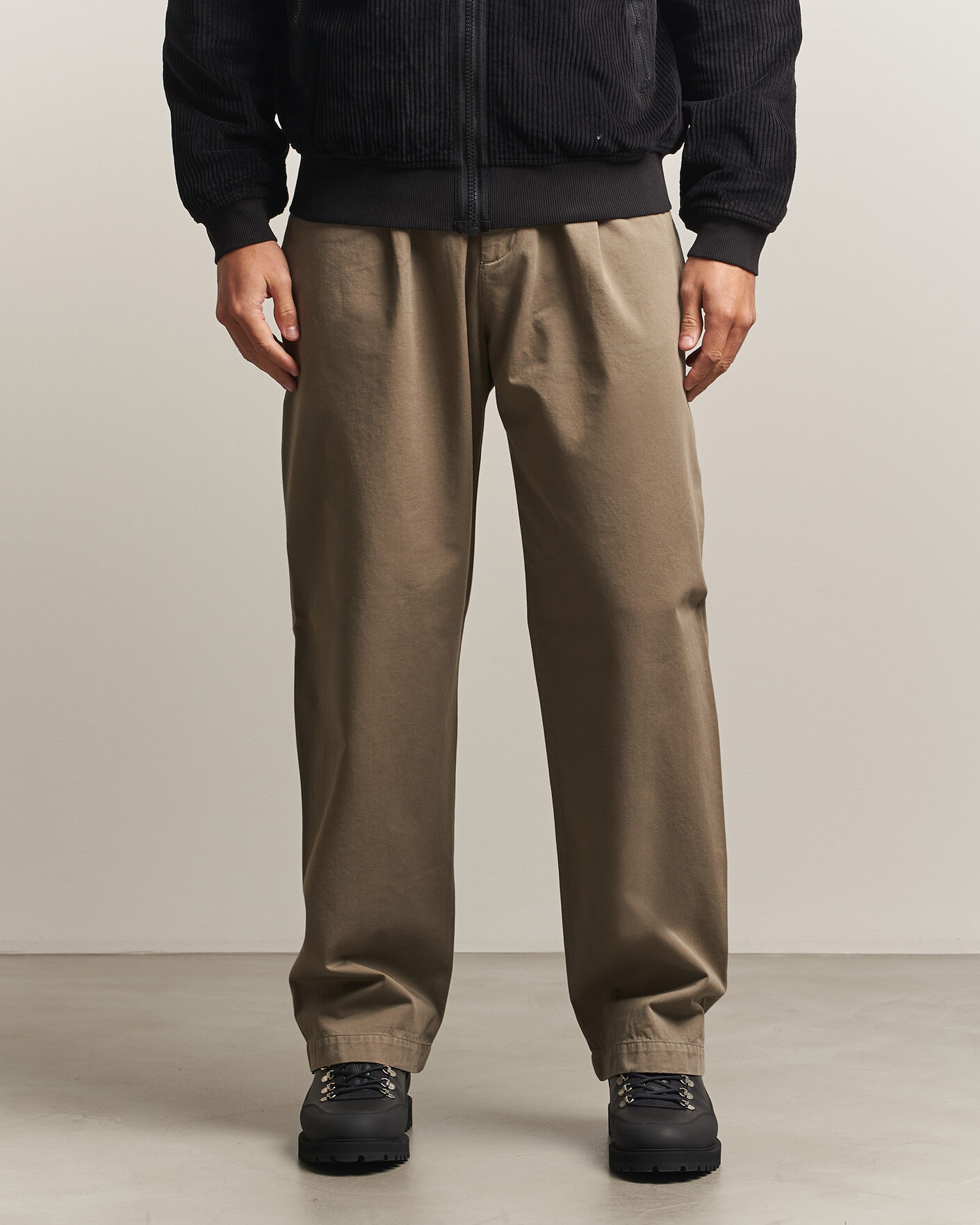Heren | Broeken | C.P. Company | Cotton Gabardine Pants Grey