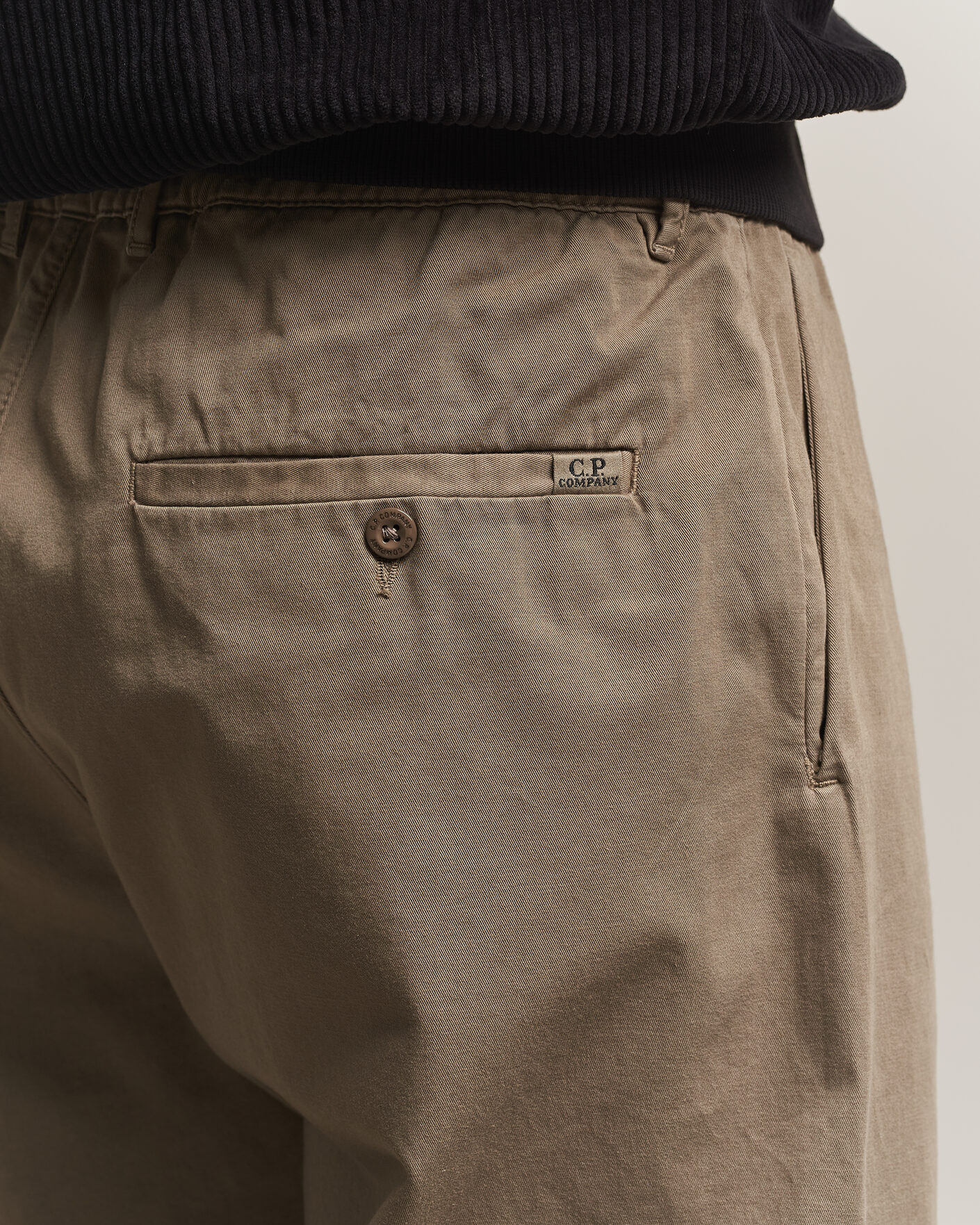 Heren | Broeken | C.P. Company | Cotton Gabardine Pants Grey