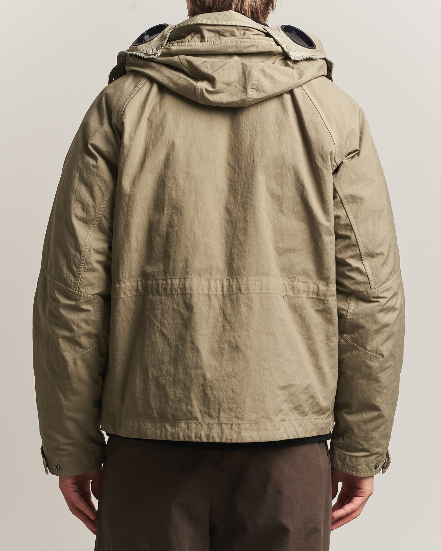 Homme | Manteaux Et Vestes | C.P. Company | Heavy Nylon Twill Down Padded Jacket Light Grey