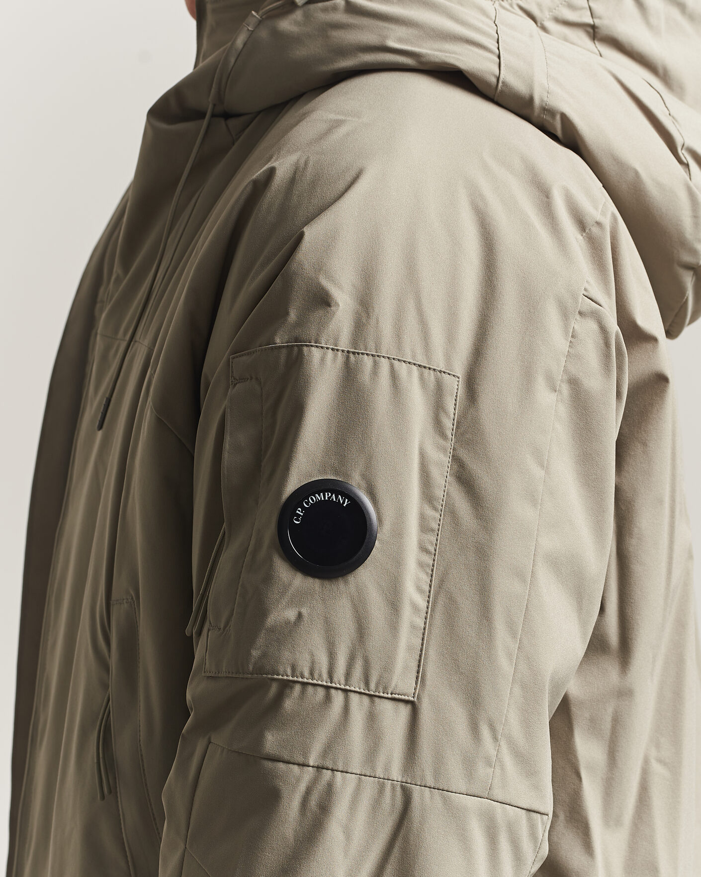 Homme | Manteaux Et Vestes | C.P. Company | Pro-Tek Lightweight Padded Hood Jacket Light Grey