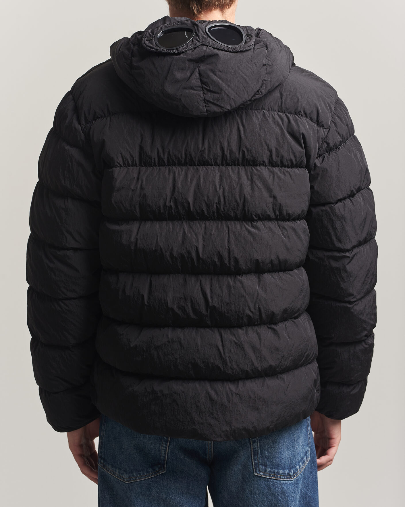 Homme | Manteaux Et Vestes | C.P. Company | Chrome-R Goggle Down Jacket Black