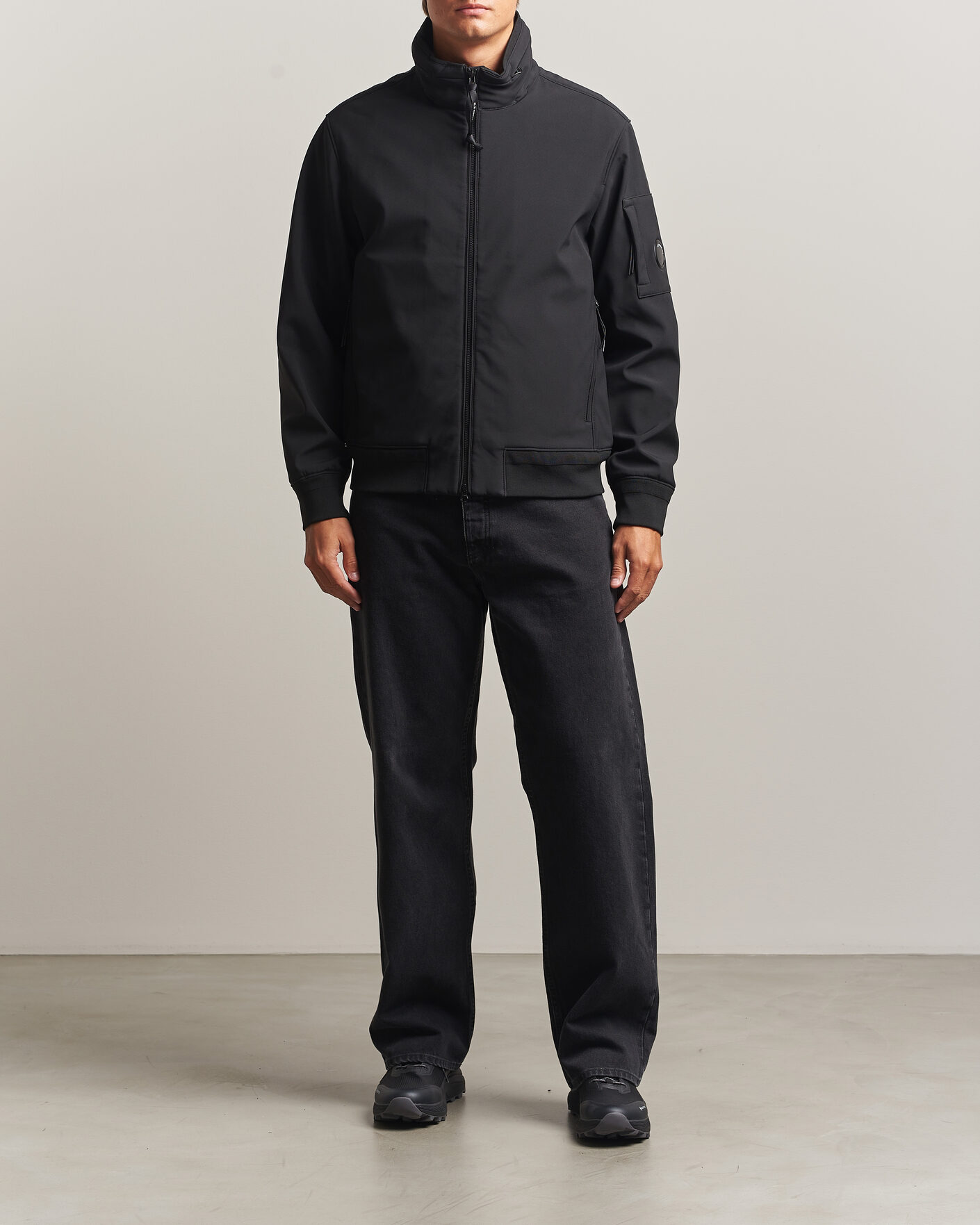 Homme | Manteaux Et Vestes | C.P. Company | CP Shell Medium Bomber Jacket Black