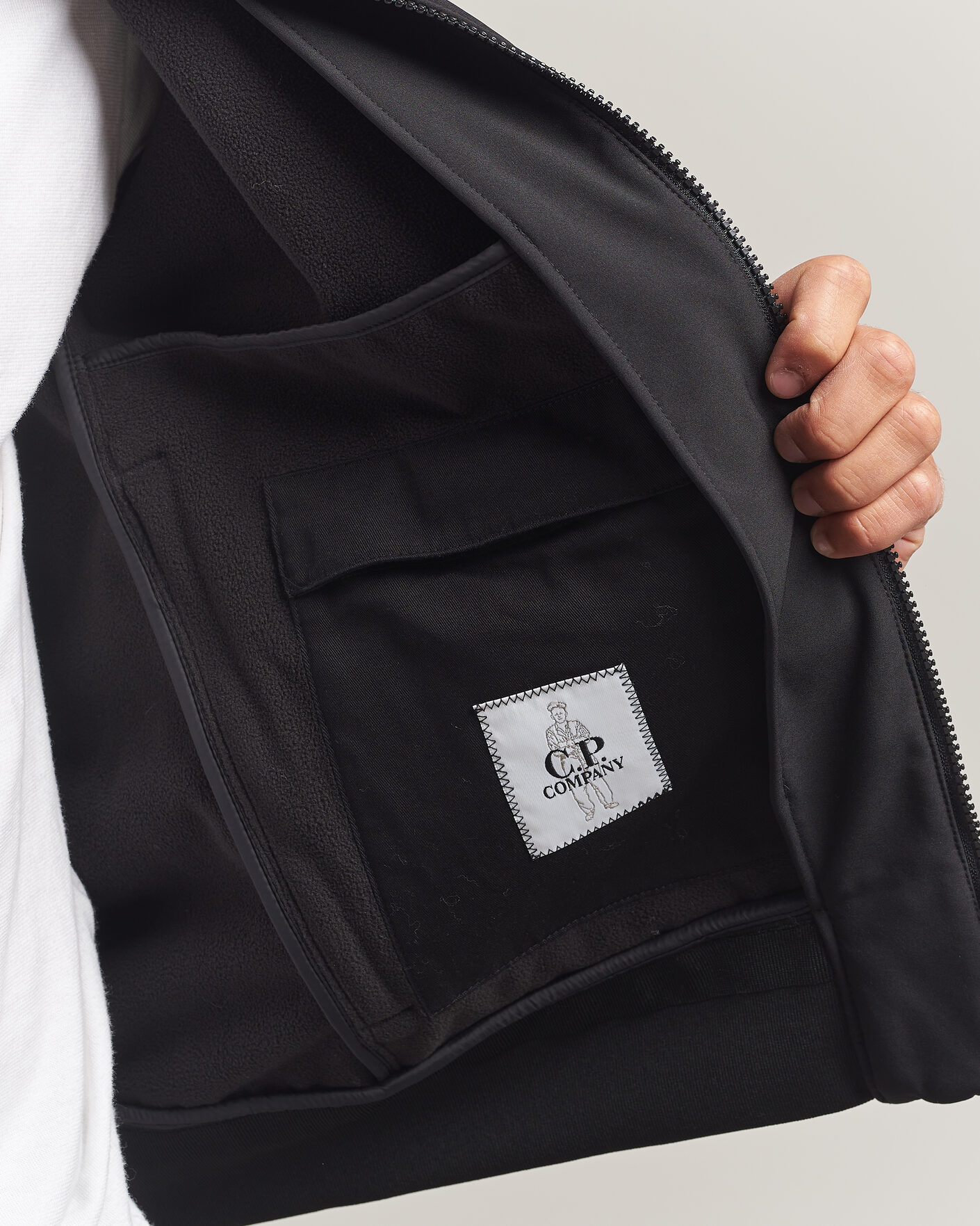 Homme | Manteaux Et Vestes | C.P. Company | CP Shell Medium Bomber Jacket Black