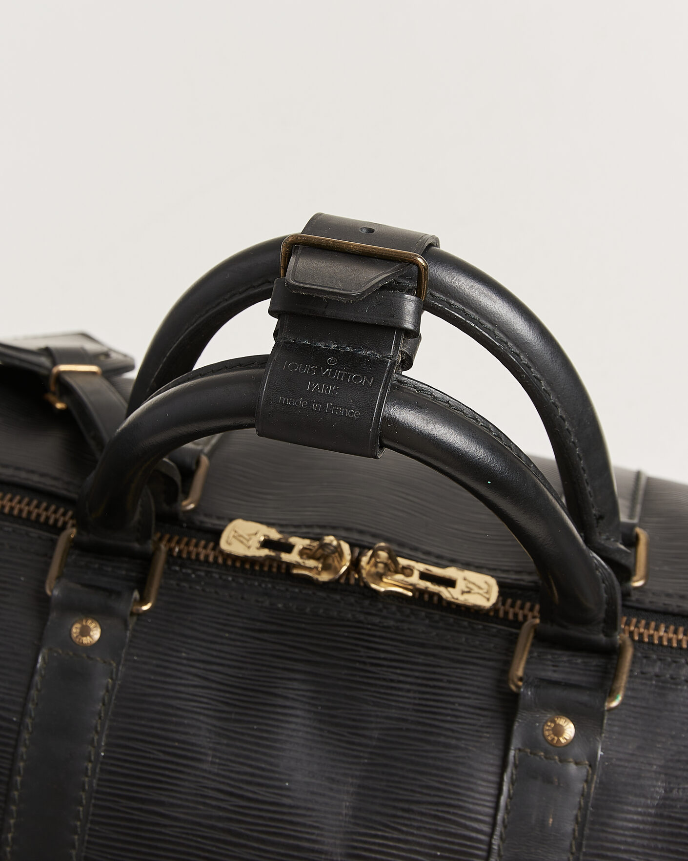 Heren | Pre-Owned & Vintage Bags | Louis Vuitton Pre-Owned | Keepall 50 Epi Leather Black