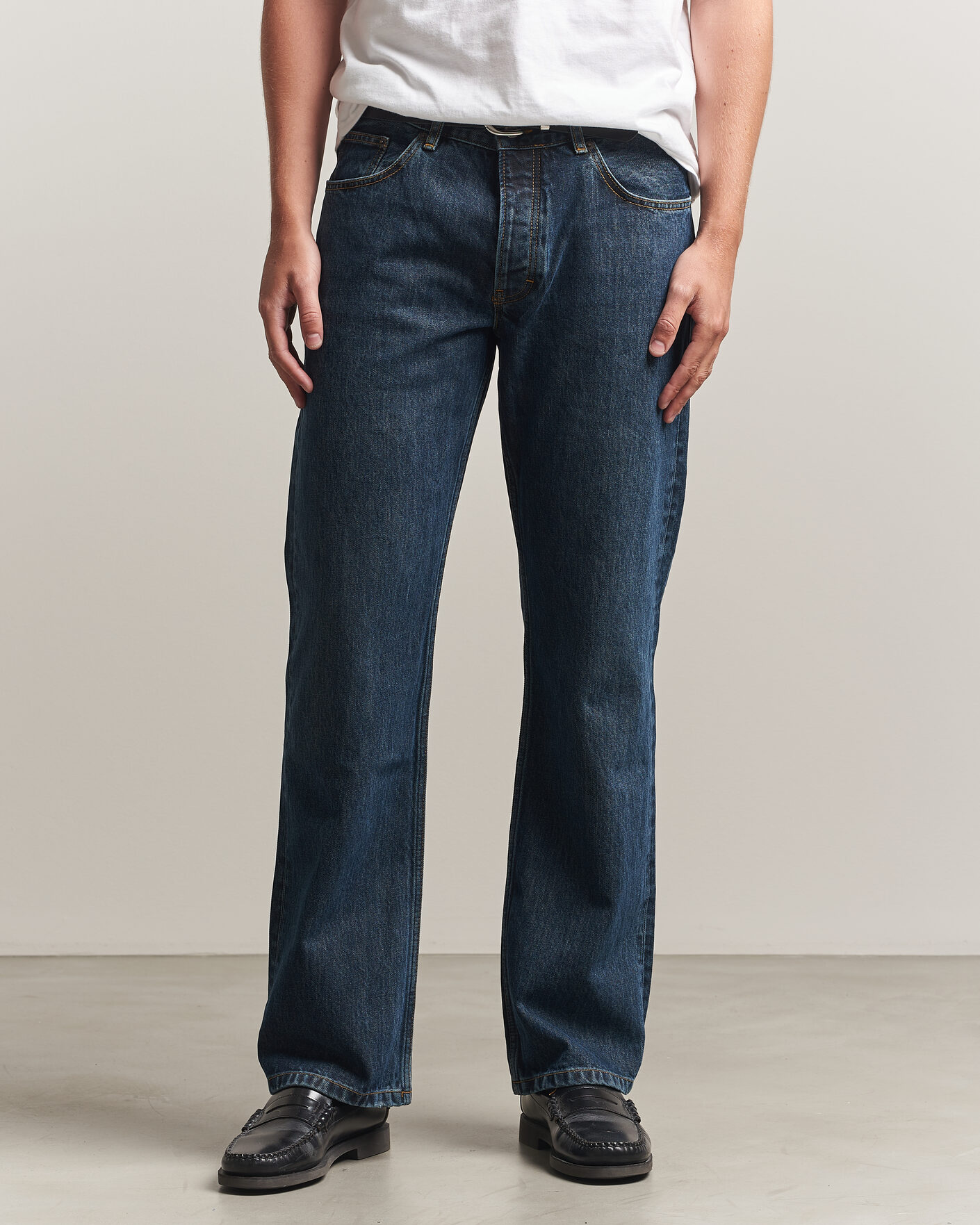 Heren | Jeans | Jeanerica | Arrow Straight Jeans Honey Mid Blue