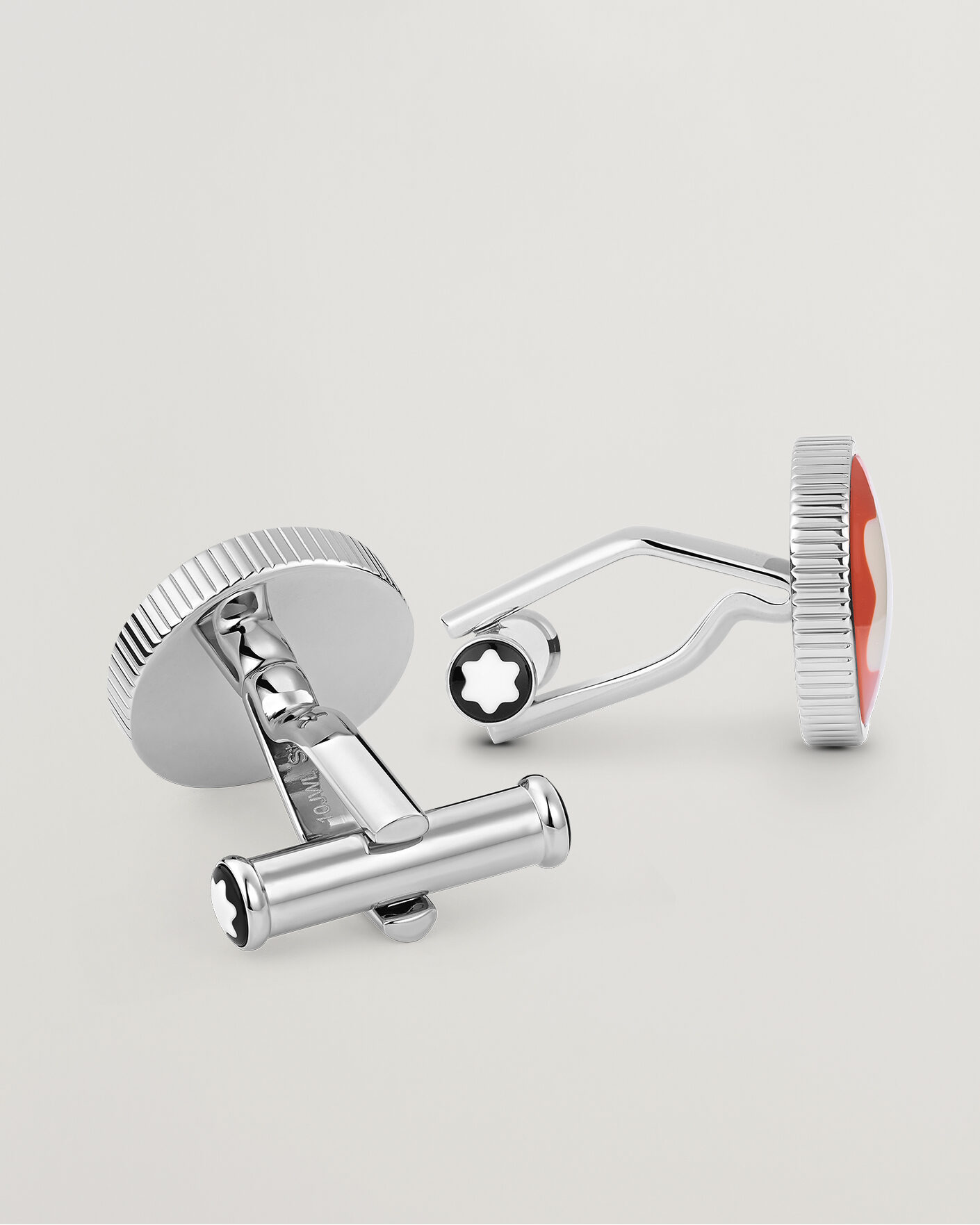 Homme | Boutons De Manchette | Montblanc | Cufflinks Heritage Rouge et Noir