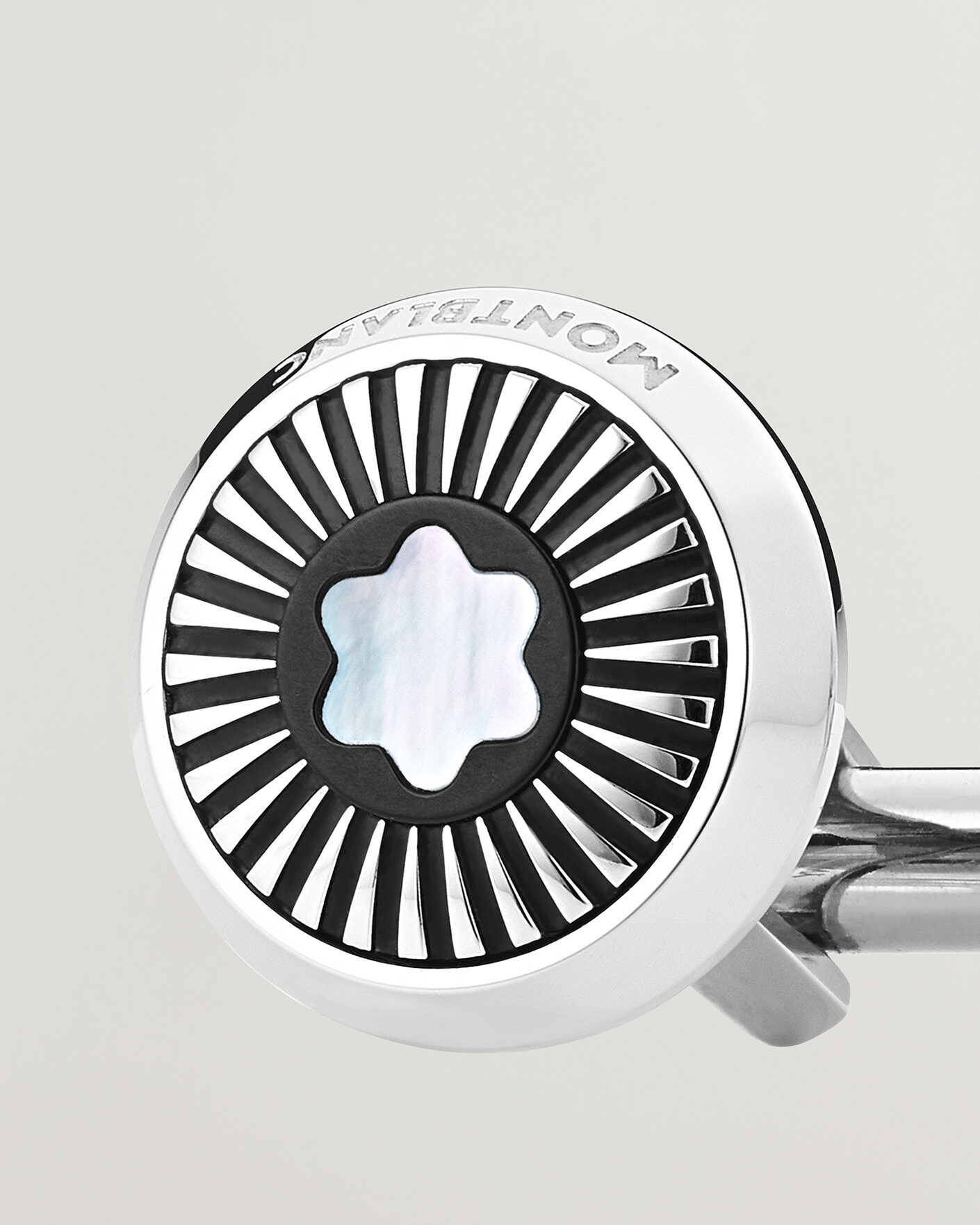 Homme | Boutons De Manchette | Montblanc | Ray Pattern Mother-of-Pearl Snowcap Cufflinks