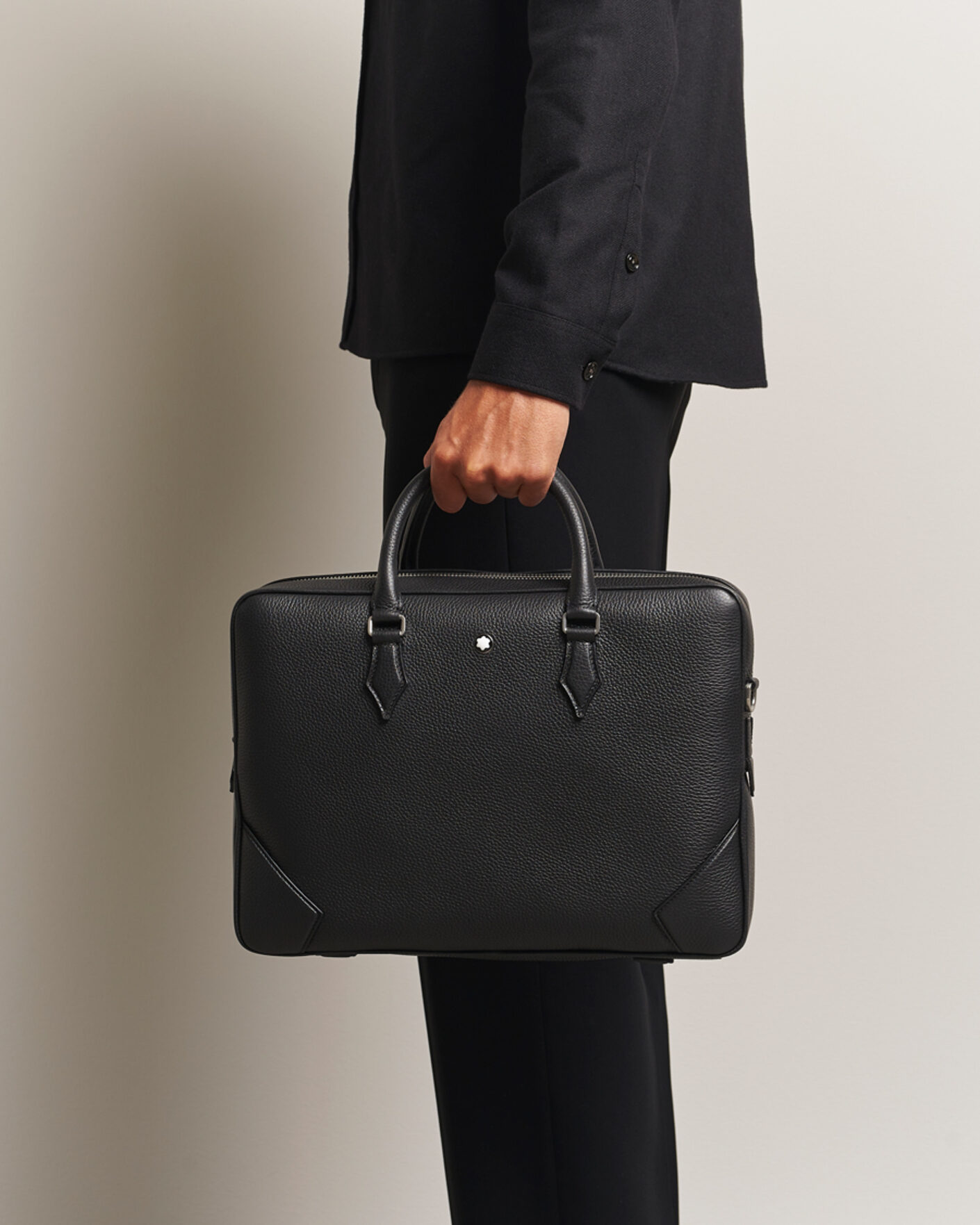 Homme | Sacs | Montblanc | Grain Document Case Black