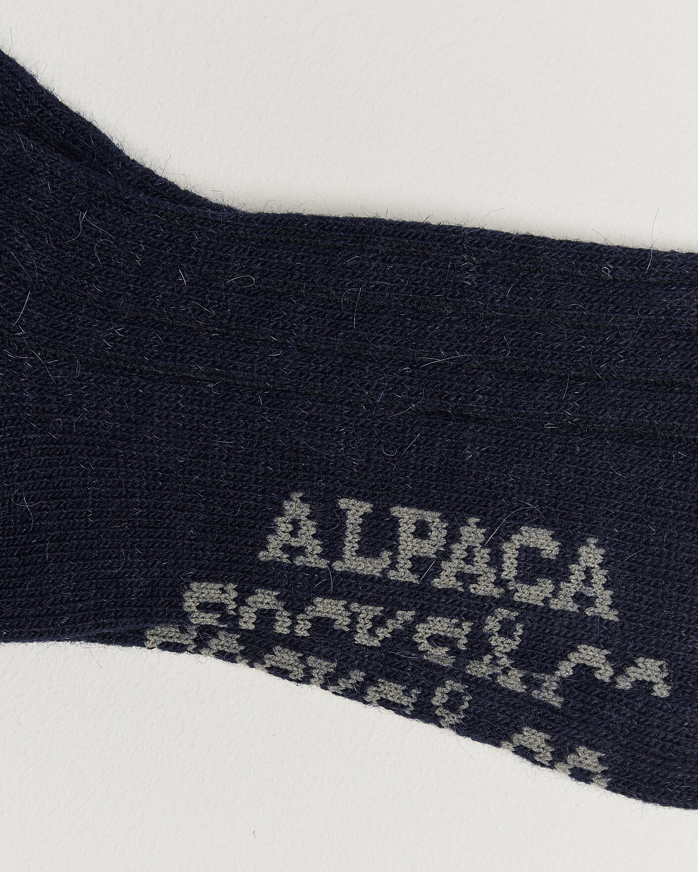 Homme | Sous-Vêtements Et Chaussettes | Alpacasocks & Co | 2-Pack Ribbed Alpacka Wool Socks Navy