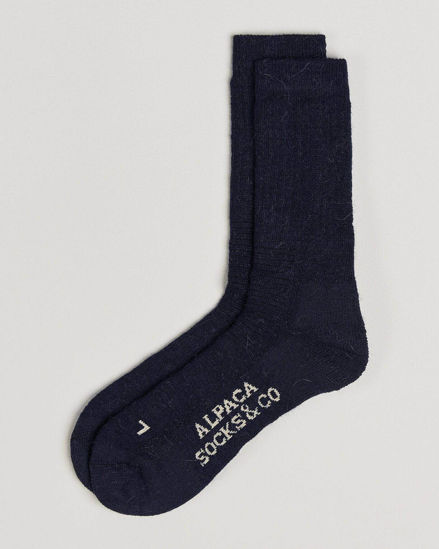 Homme | Sous-Vêtements Et Chaussettes | Alpacasocks & Co | 2-Pack Heavy Alpacka Wool Socks Navy
